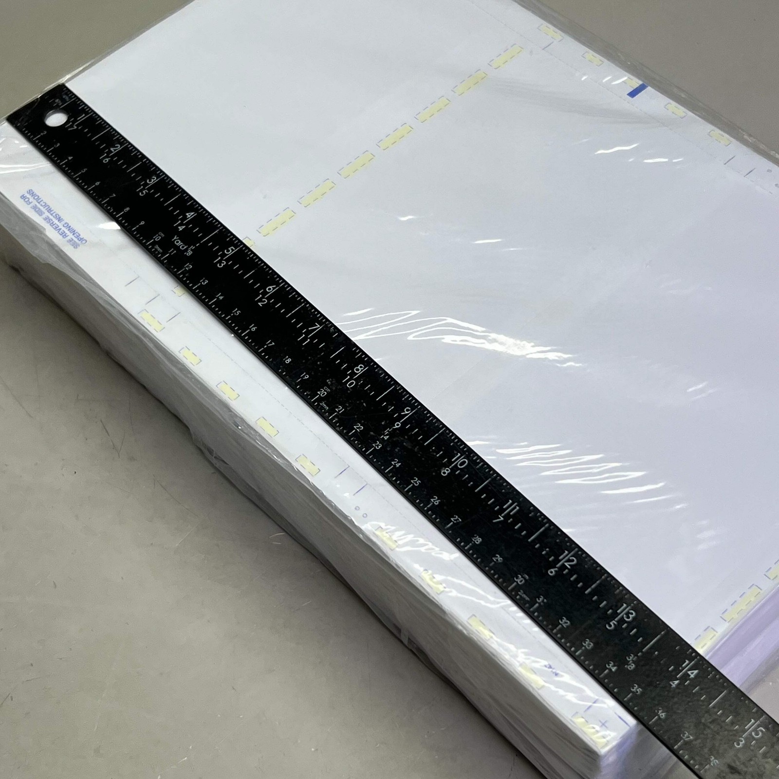 Check Paper (2000 Sheets) Sz 8.5″ W x 14″ L, White