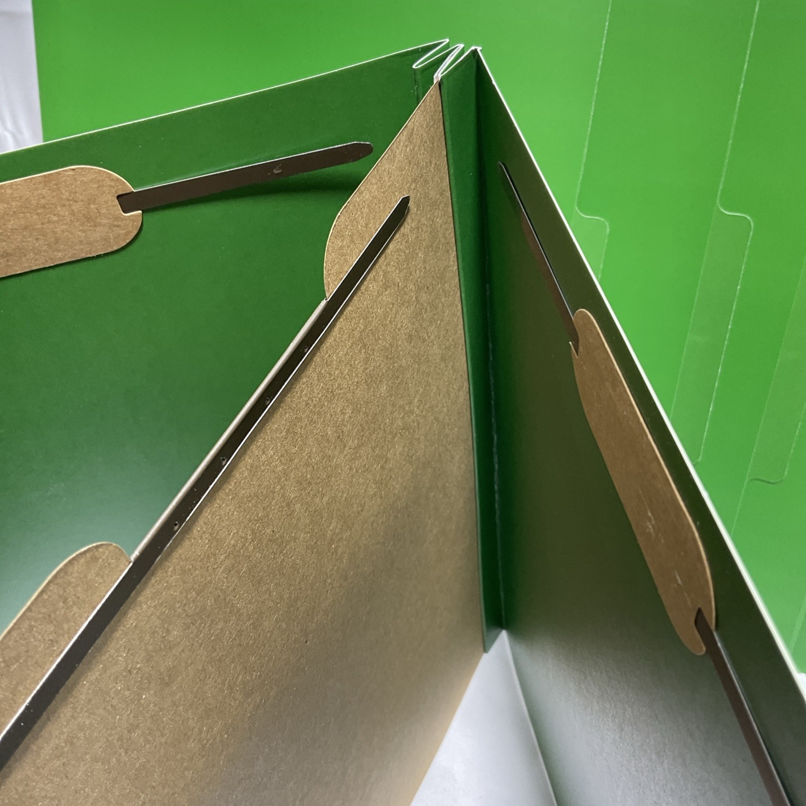 10 Pack Classification Folders, 1-Divider, Letter Size, Green, with 2 Inch Exp