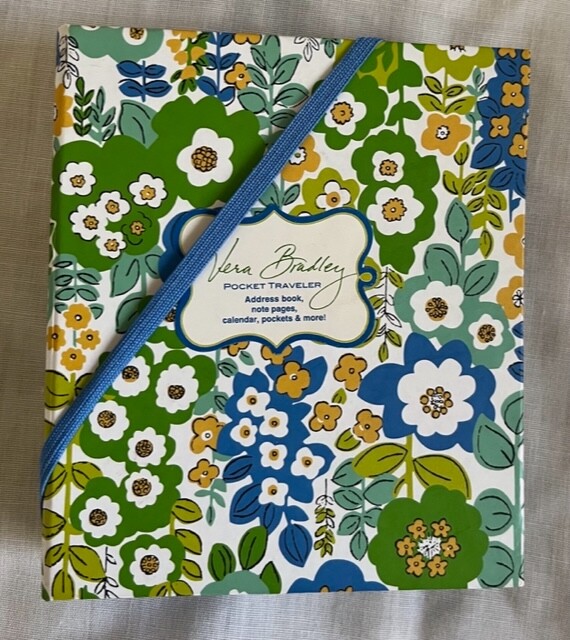 Vera Bradley English Meadow Pocket Traveler Address Book