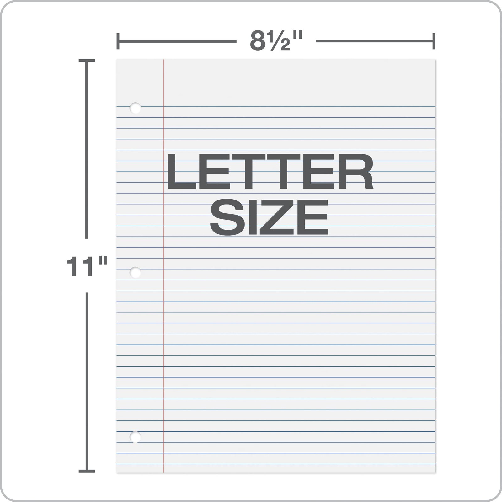 Loose Leaf Paper, 2000 Sheets, College Rule Filler Notebook Paper, 8-1/2″ x 1…