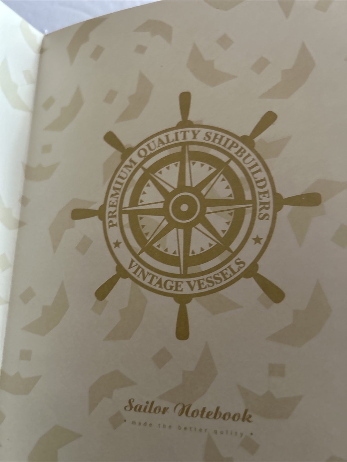 CAGIE Journal with Lock Unisex Vintage Sailor Notebook Reusable Faux Leather