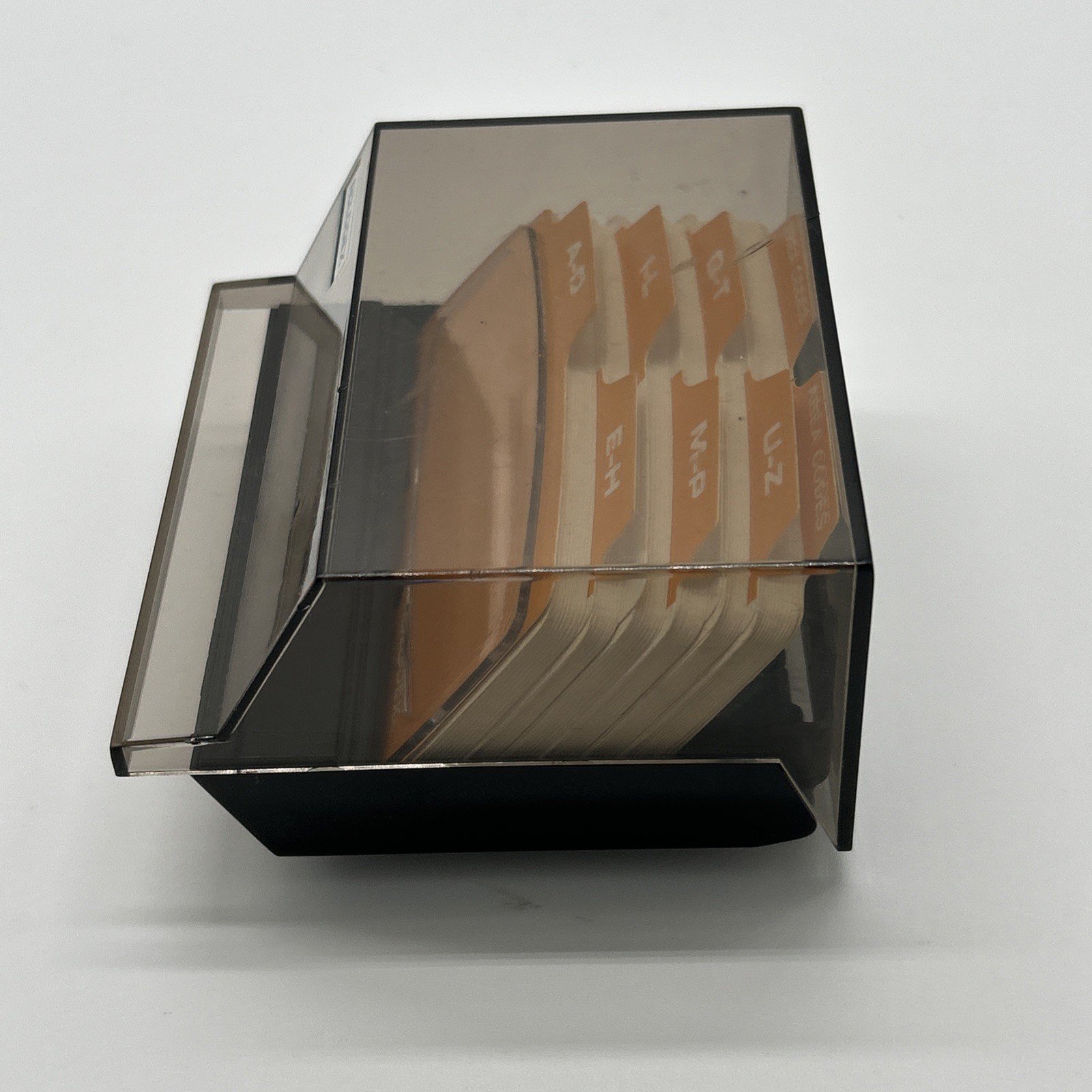 Vintage Rolodex S-300C Petite Card File Organizer USA w/ Dividers and Cards