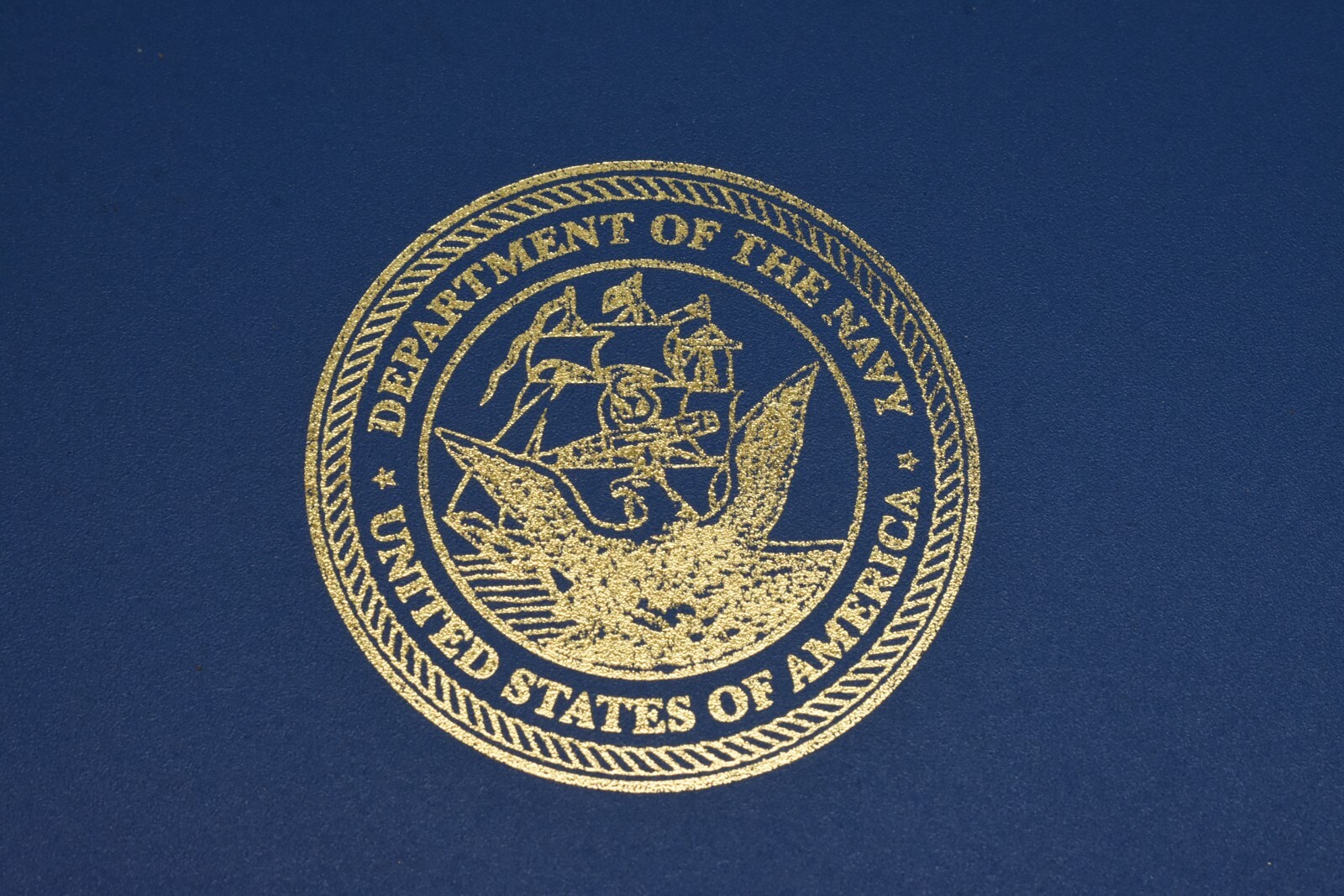 Lot of 18 United States Department of the Navy Diploma Award Holder Binder 12012