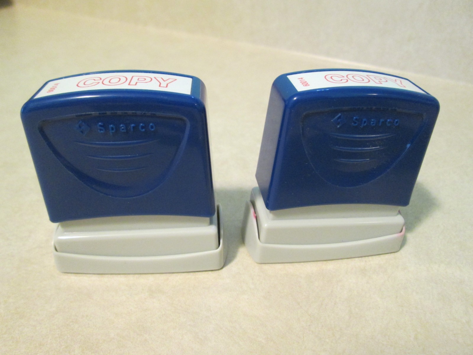 Lot of 7 Vintage Self Inking Office Rubber Stamps First Class Thank You Rush