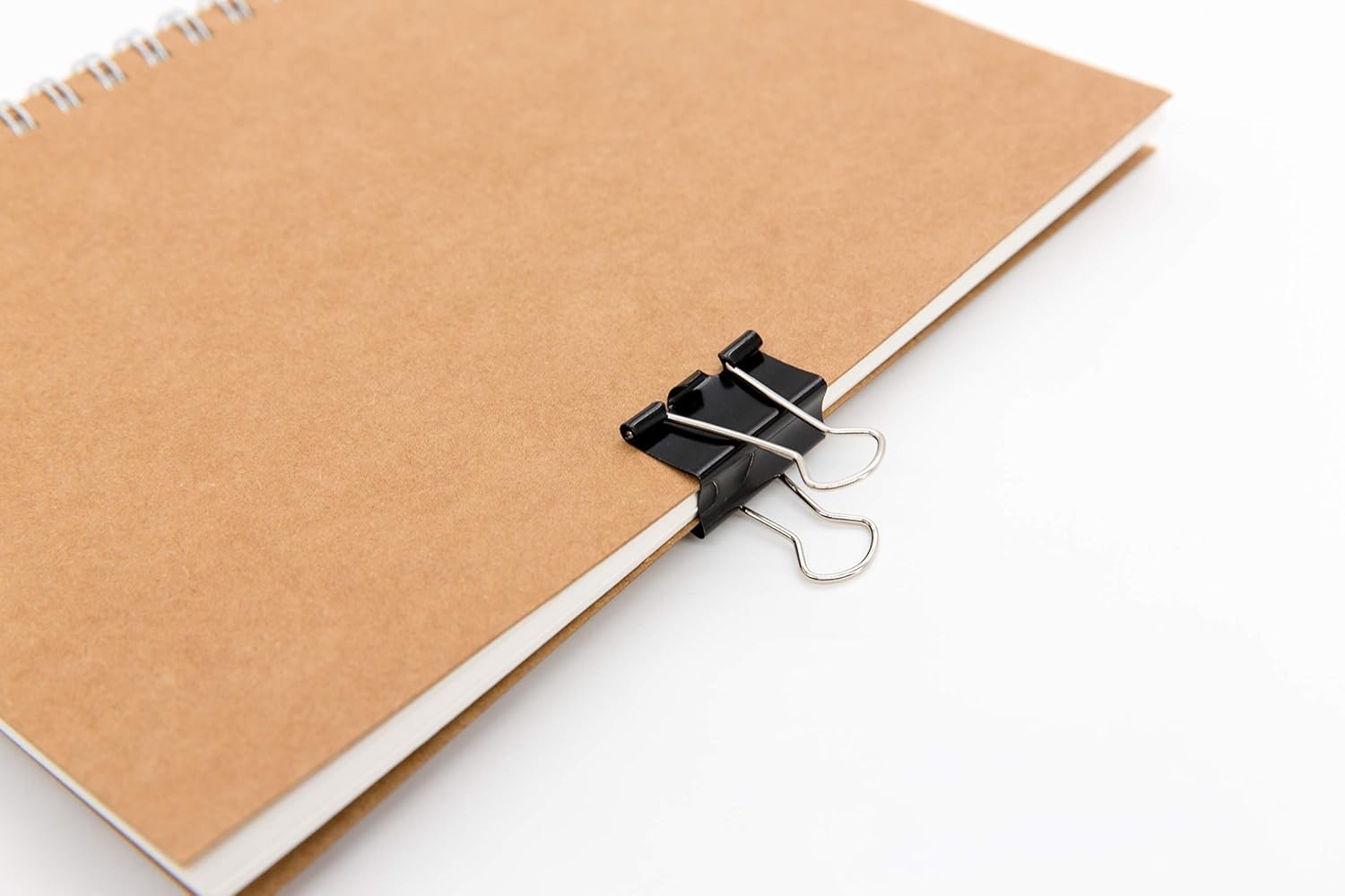 100 Count Assorted Binder Clips in 6 Sizes – Durable Tempered Steel Clamps