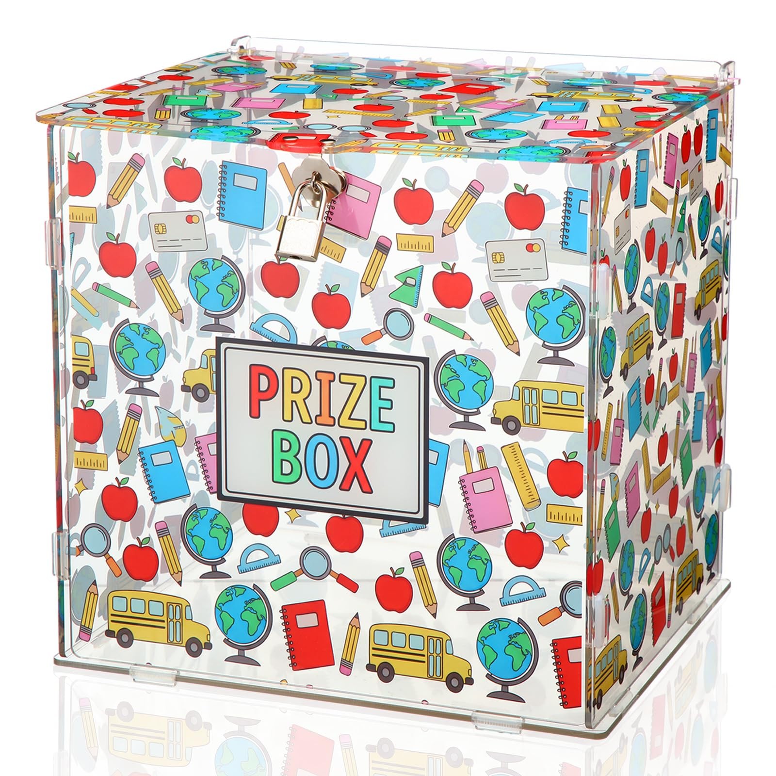 Treasure Chest Box for Classroom Decorations Acrylic Prize Container…