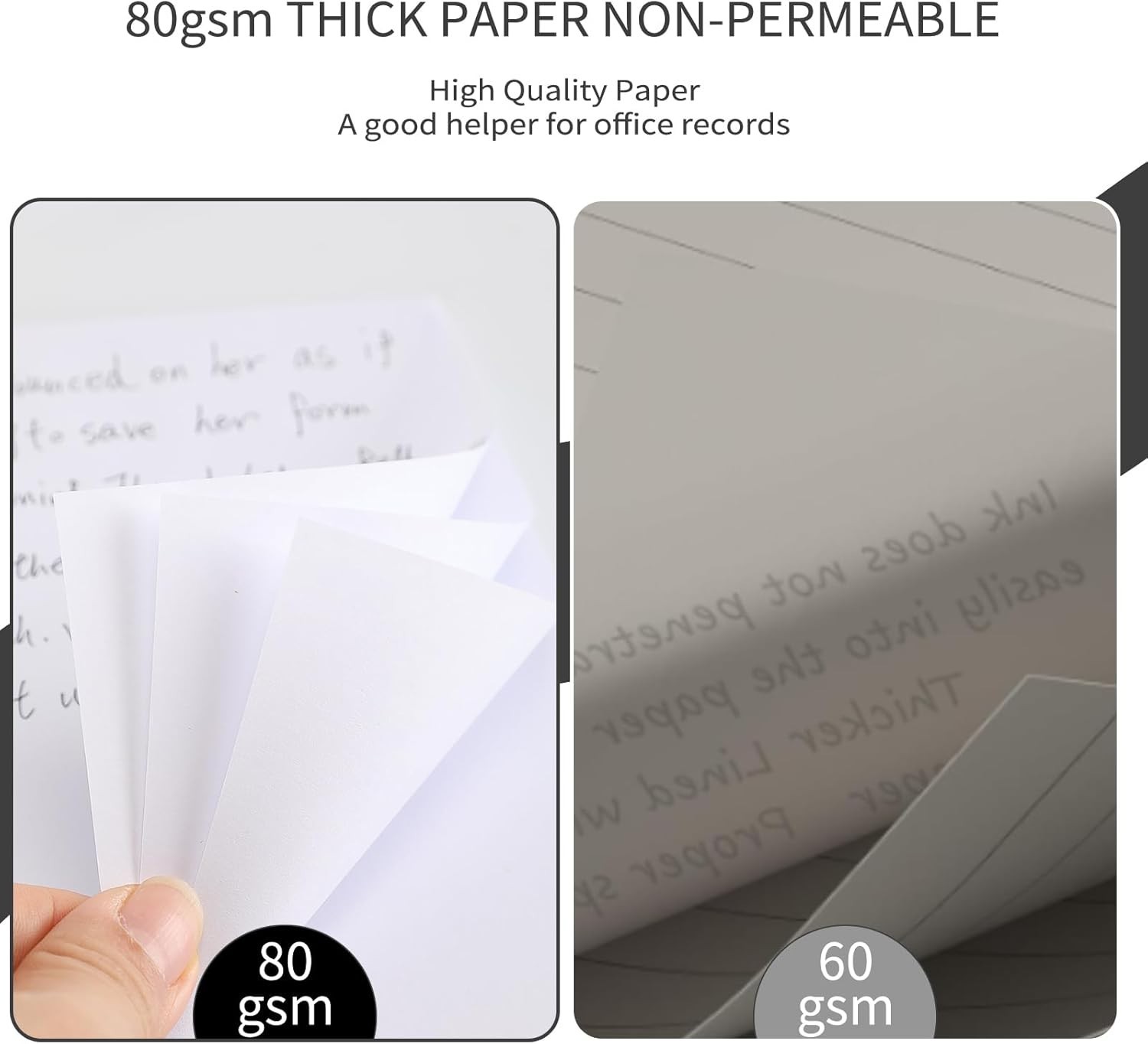 6 Pack 4×6 Blank Memo Note Pads 50 Sheets Small Scratch Pads for Writing