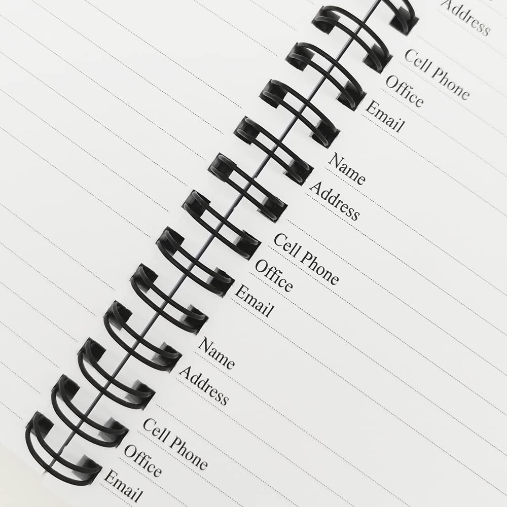 Telephone Address & Birthday Book with Tabs, Log 5×7 inch, Rose