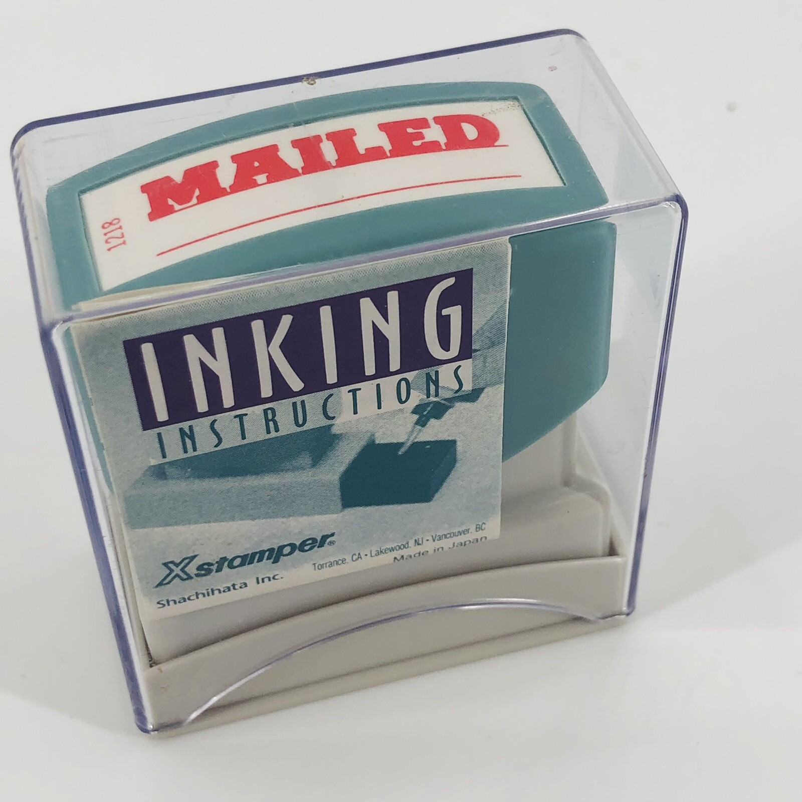 Xstamper MAILED Self Inking Rubber Stamp Stamper by Shachihata Inc Japan