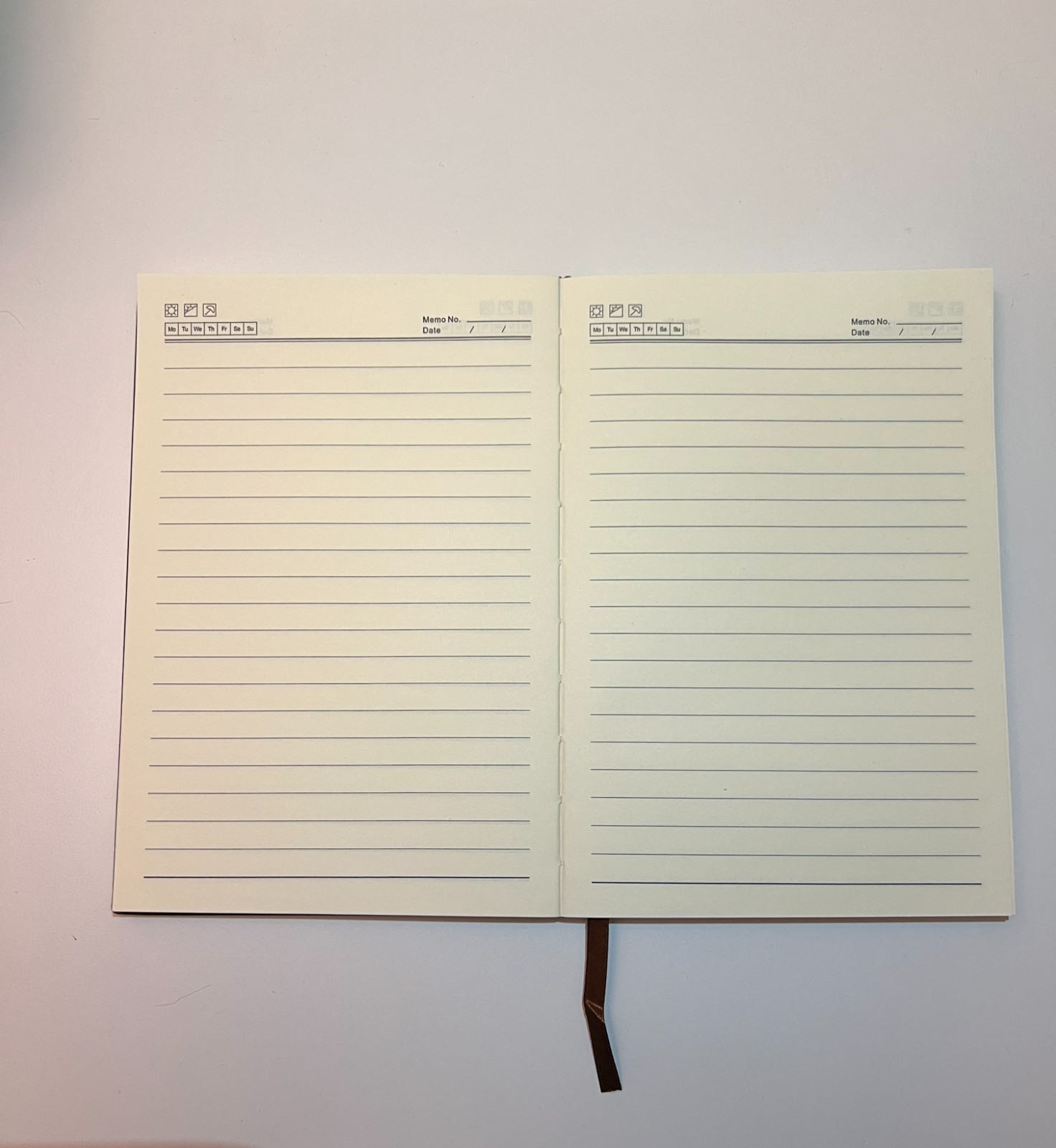 Set of 2 Lined Notebook A5. Color Pink and Blue. Free Shipping USA