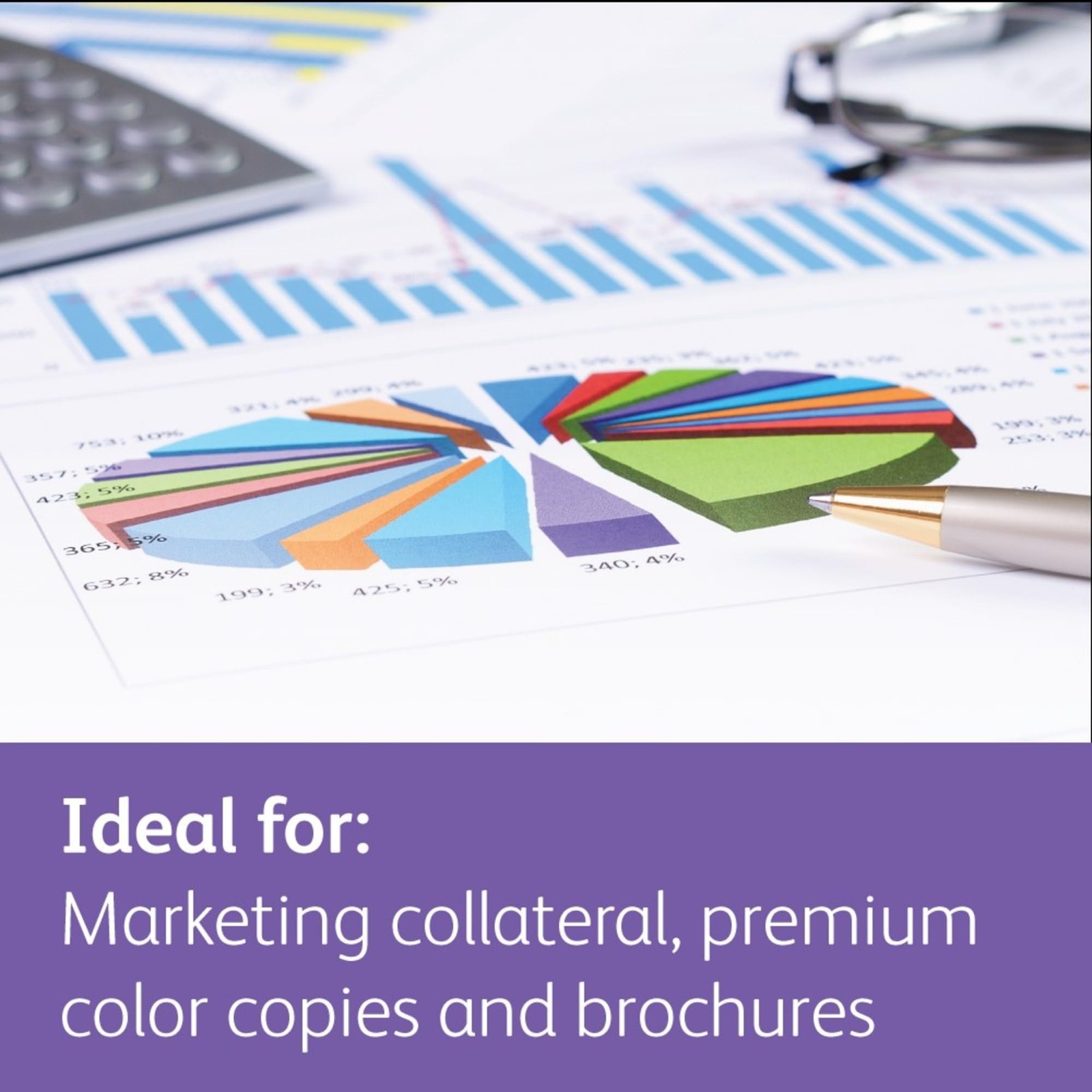 ® Bold Digital™ Printing Paper, Letter Size, 100 Brightness, 32 Lb Text (120 …