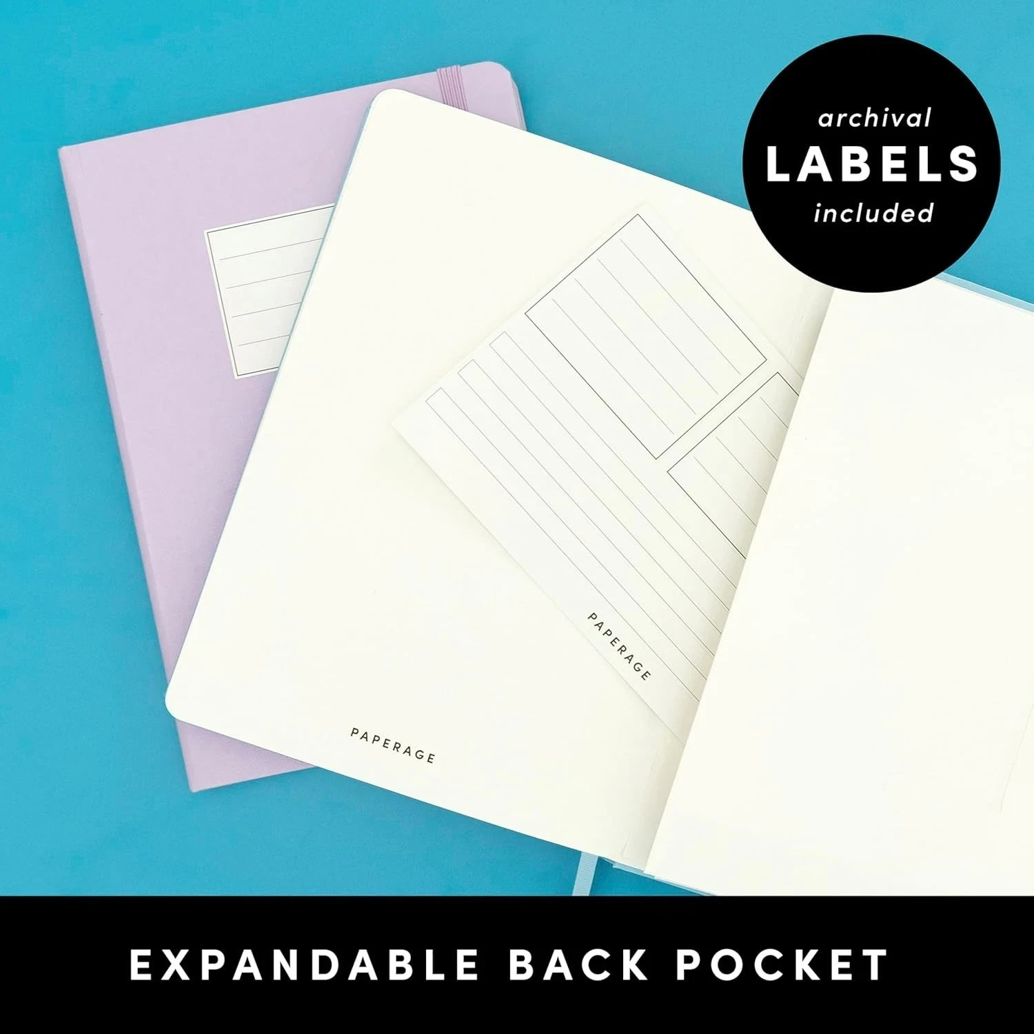 Lined Journal Notebooks, 10 Pack, (Black), 160 Pages, Medium 5.6 Inches X 8 Inch