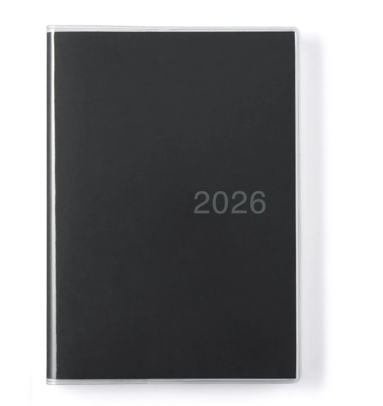 Muji 2026 Daily Monthly Planner from December 2025 Black B6 or A5