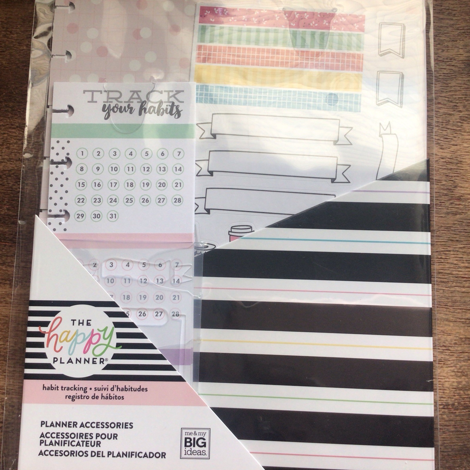The 137 Pieces/ Happy Planner Accessories Pack – Habit Tracking/New