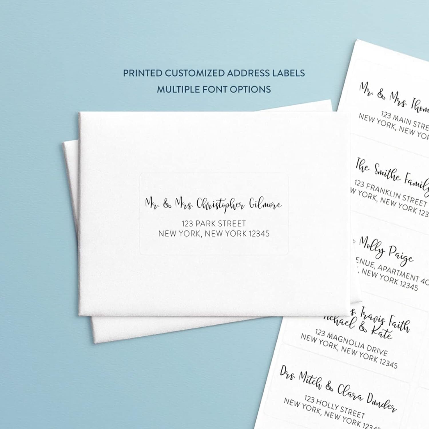 4×2 Blank Address Shipping Labels Mailing Sticker 10 UP for Laser Inkjet Printer
