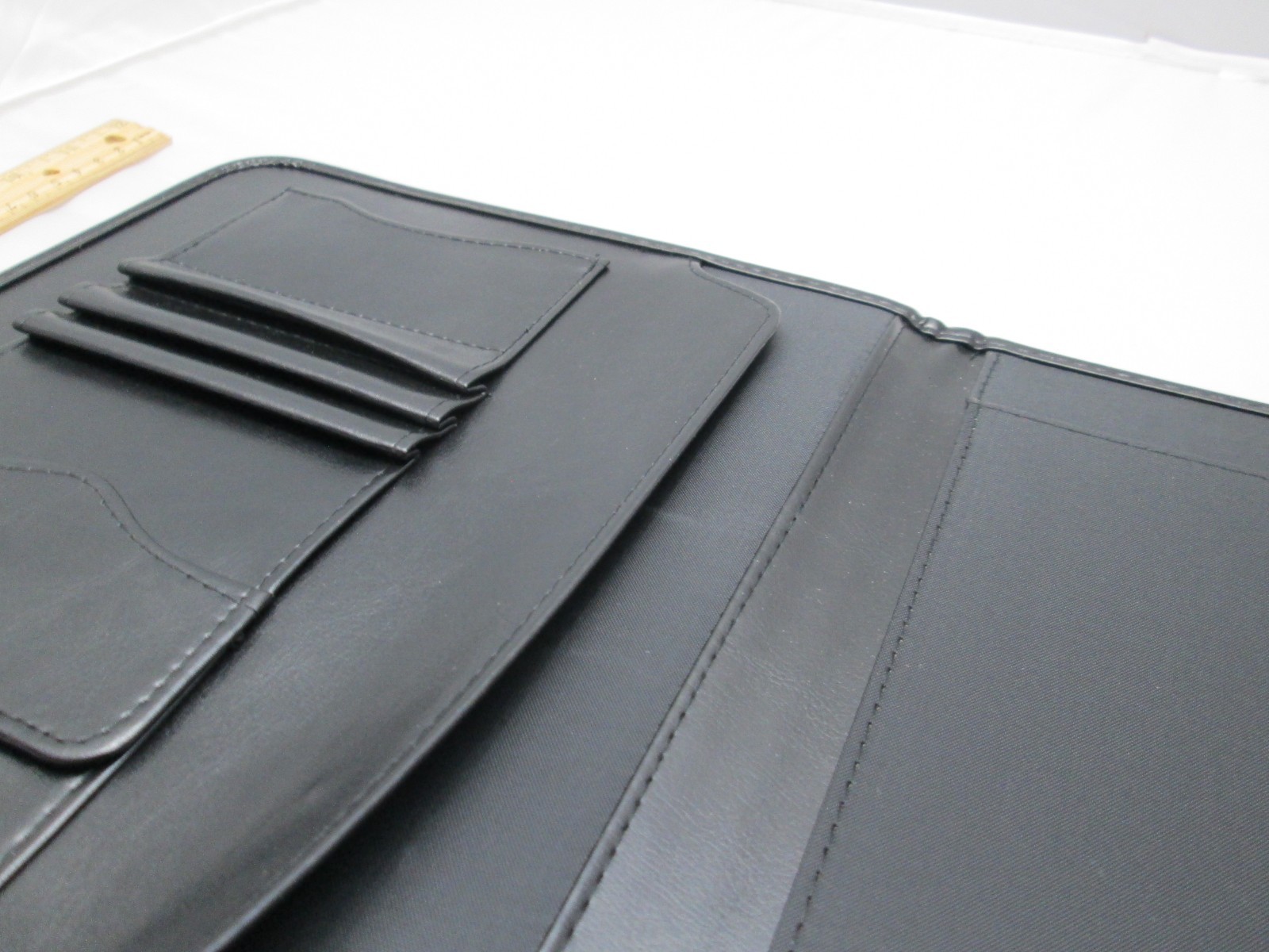Black Portfolio Folder Organizer Planner Notepad 8.5″x11″ Legal Pad Folio