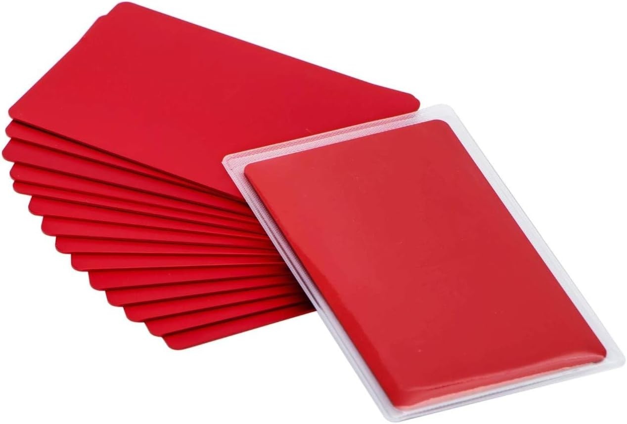 Thick Red Aluminum Metal Business Cards Anodized Aluminum 86 X 54 X 0.8mm 15 …