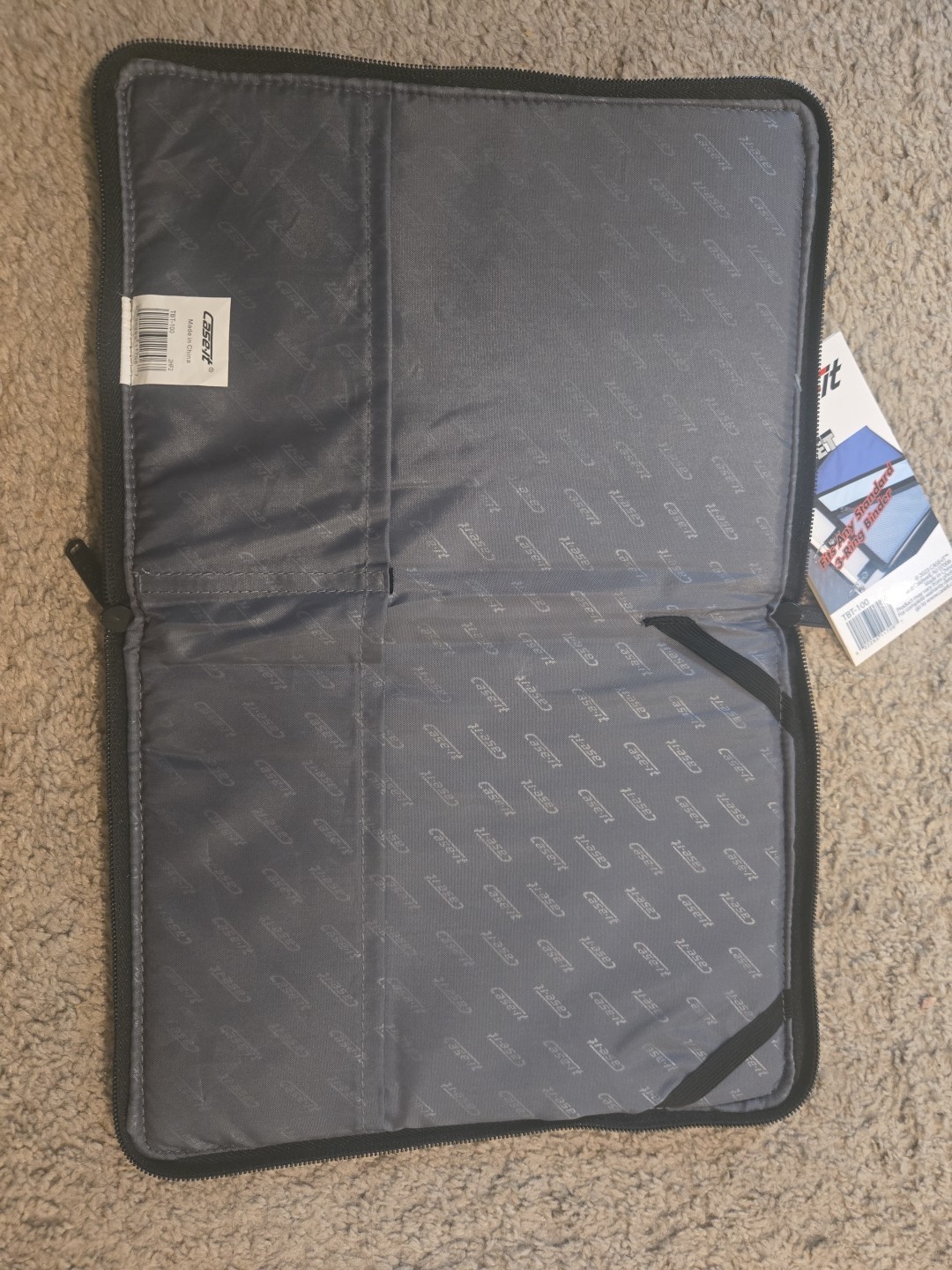 Case-It The Tablet Padded Tablet Case For 3 Ring Binder New!