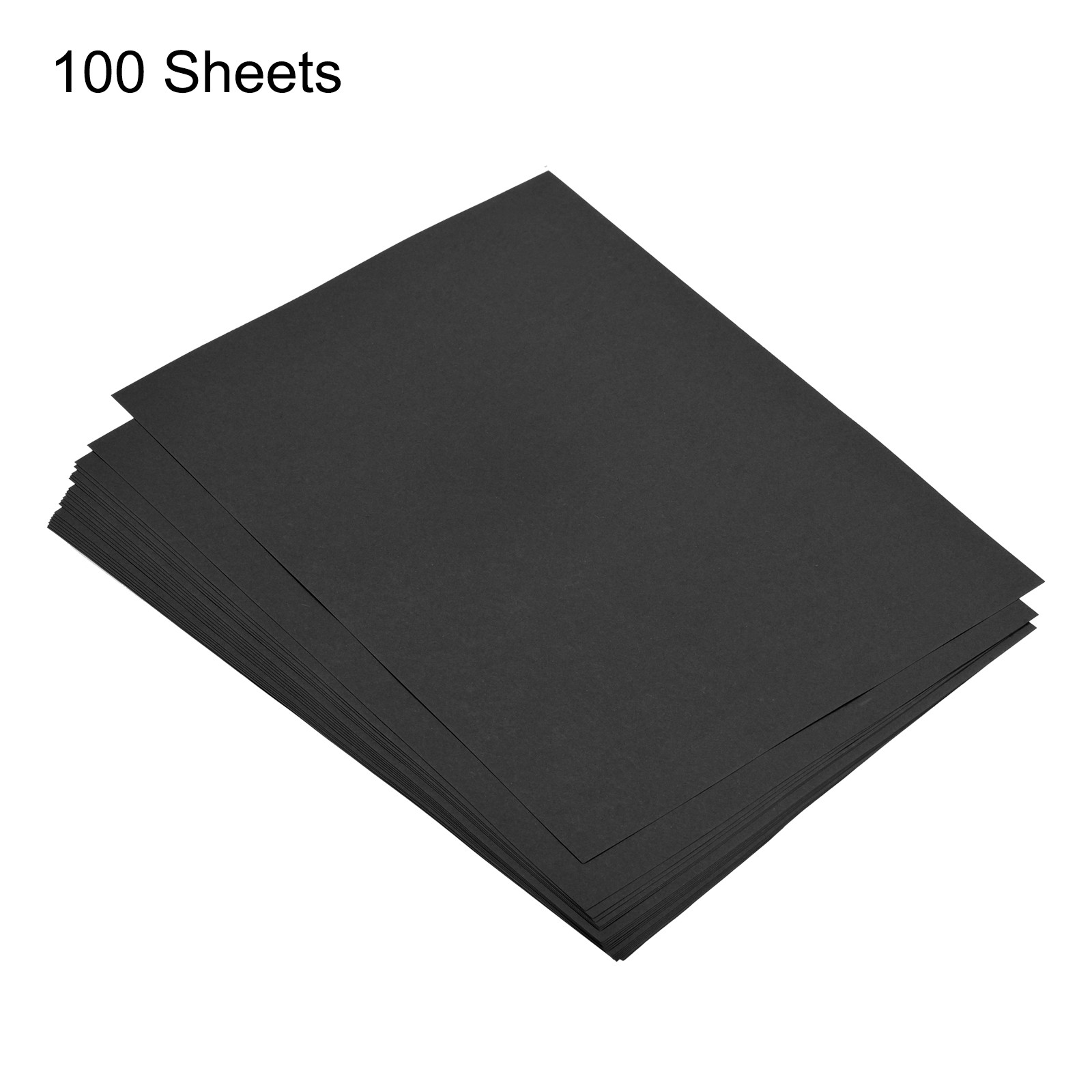 Colored Copy Paper 8.3×5.8 Inch 80gsm Black 100 Sheets