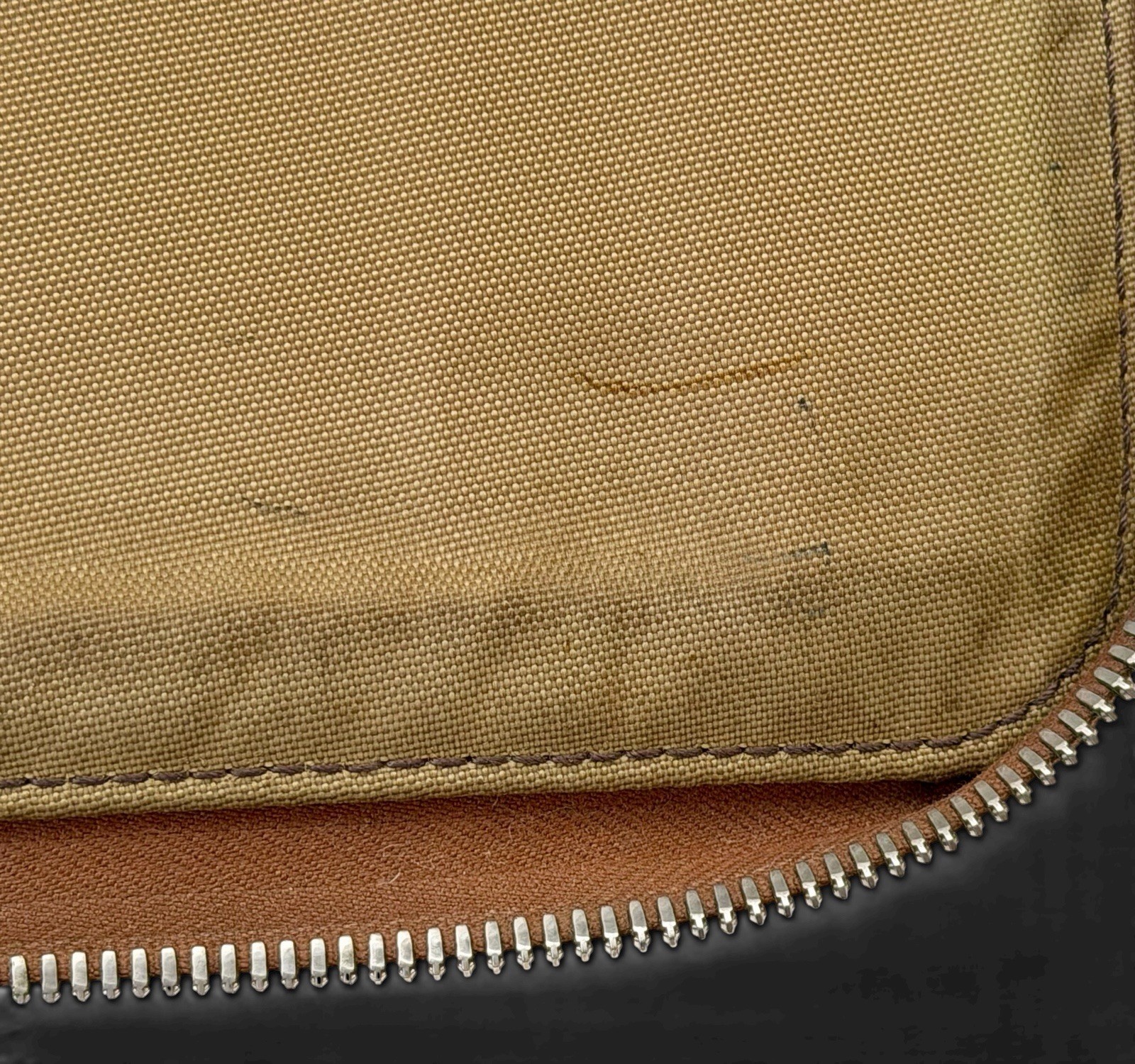 Vintage Coach Leather Bi-fold Zipped Business Portfolio Organizer 11x13in