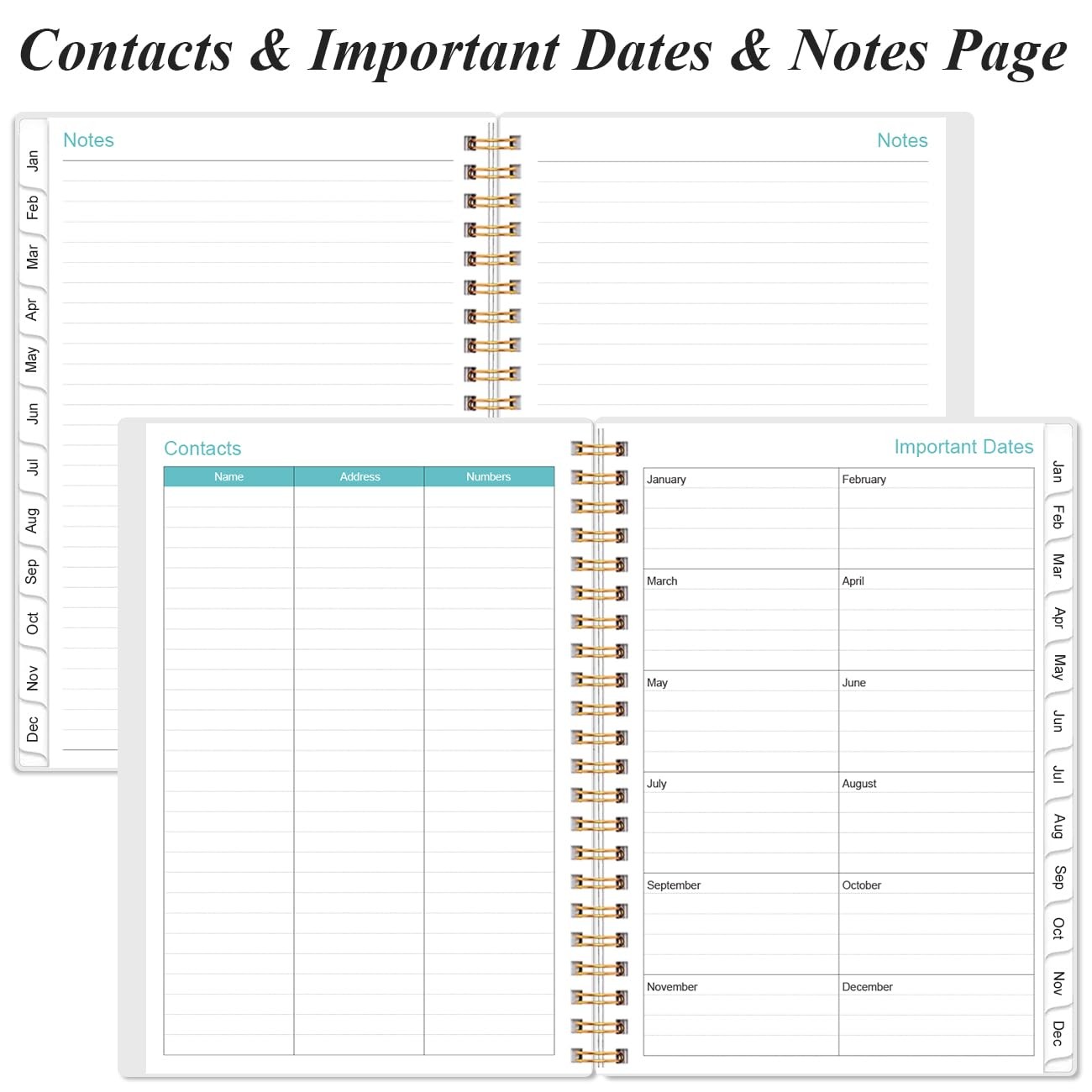 2026 Appointment Book & Planner Daily Hourly 6.4″ x 8.5″, 30-Minute Interval