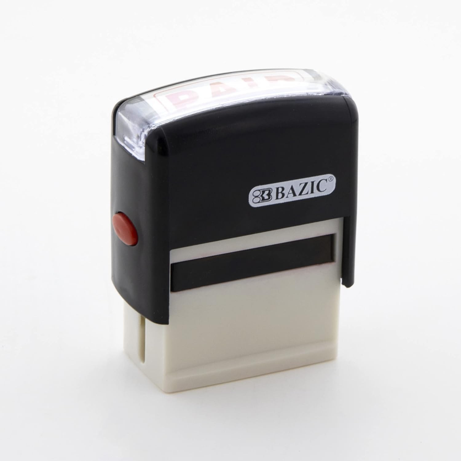 Paid Self Inking Stamp, Red Ink for Office Use, 1.41″X0.47″ Impression Size