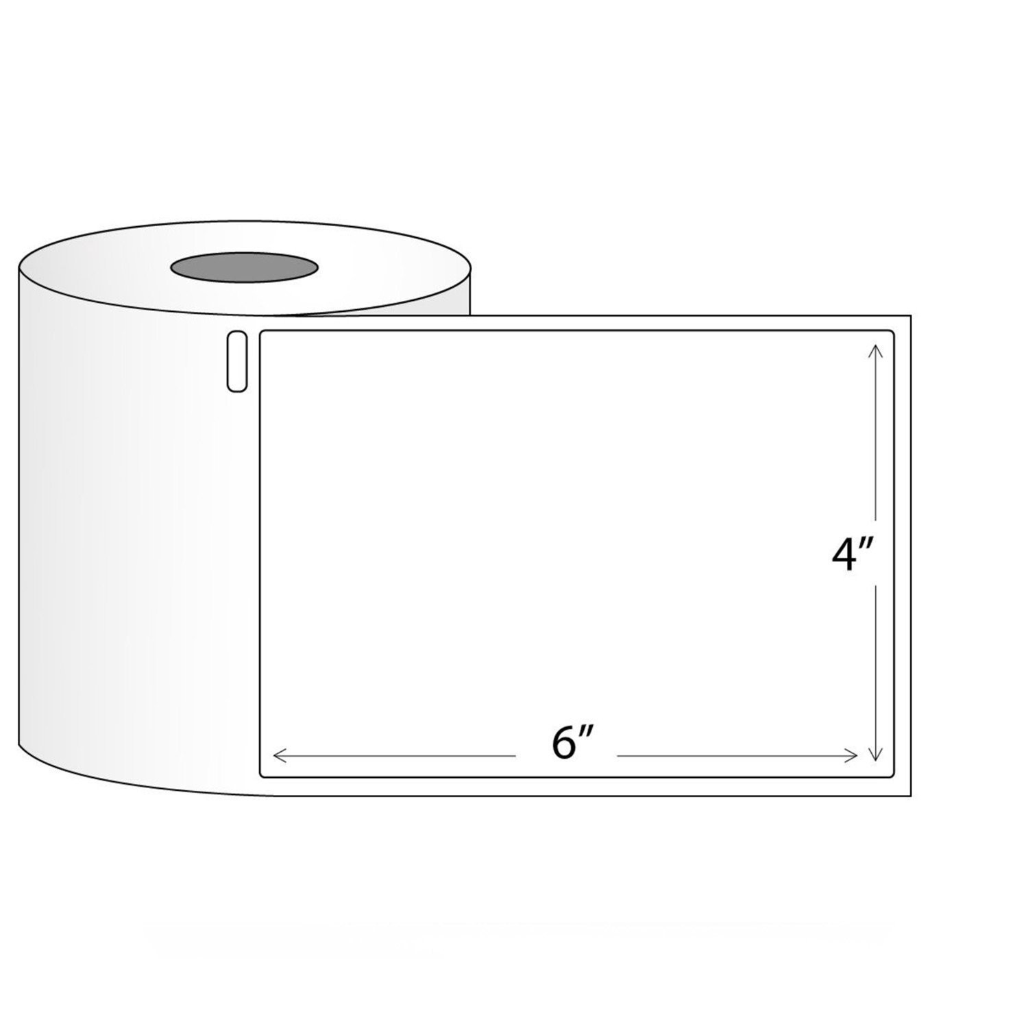 4 Rolls 220 Thermal Shipping Labels 4×6 Compatible 1744907 DYMO 4XL Labelwriter