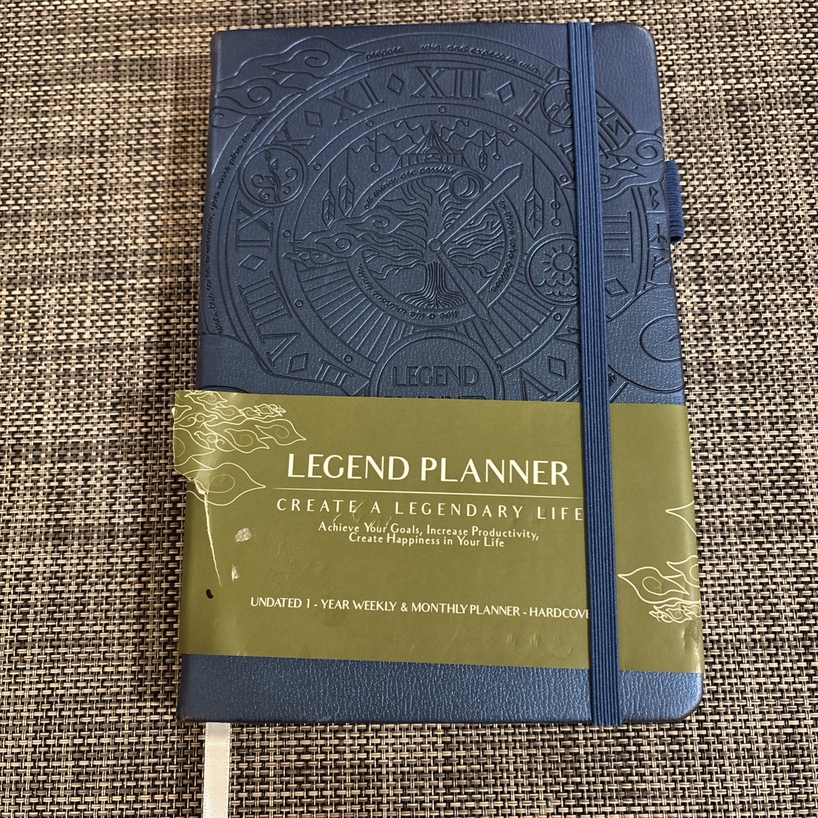 UNDATED Legend Planner – Weekly & Monthly A5 (5.5” x 8.3”), Mystic Blue, NEW