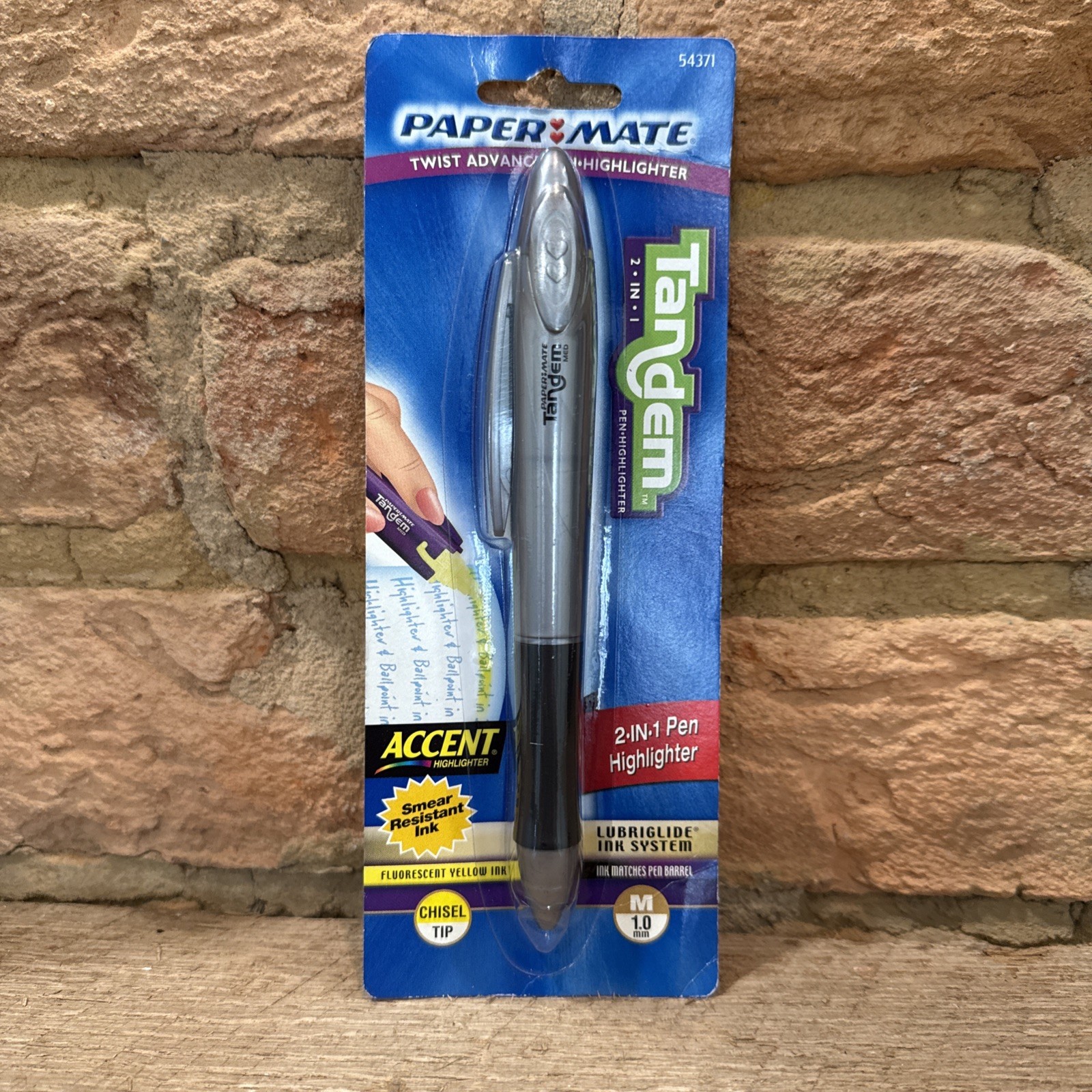 2004 Paper Mate Tandem 2 In 1 Pen Highlighter
