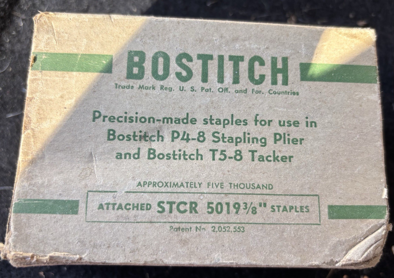 BOSTITCH STCR 5019 3/8” STAPLES 3/8″, See description and photos