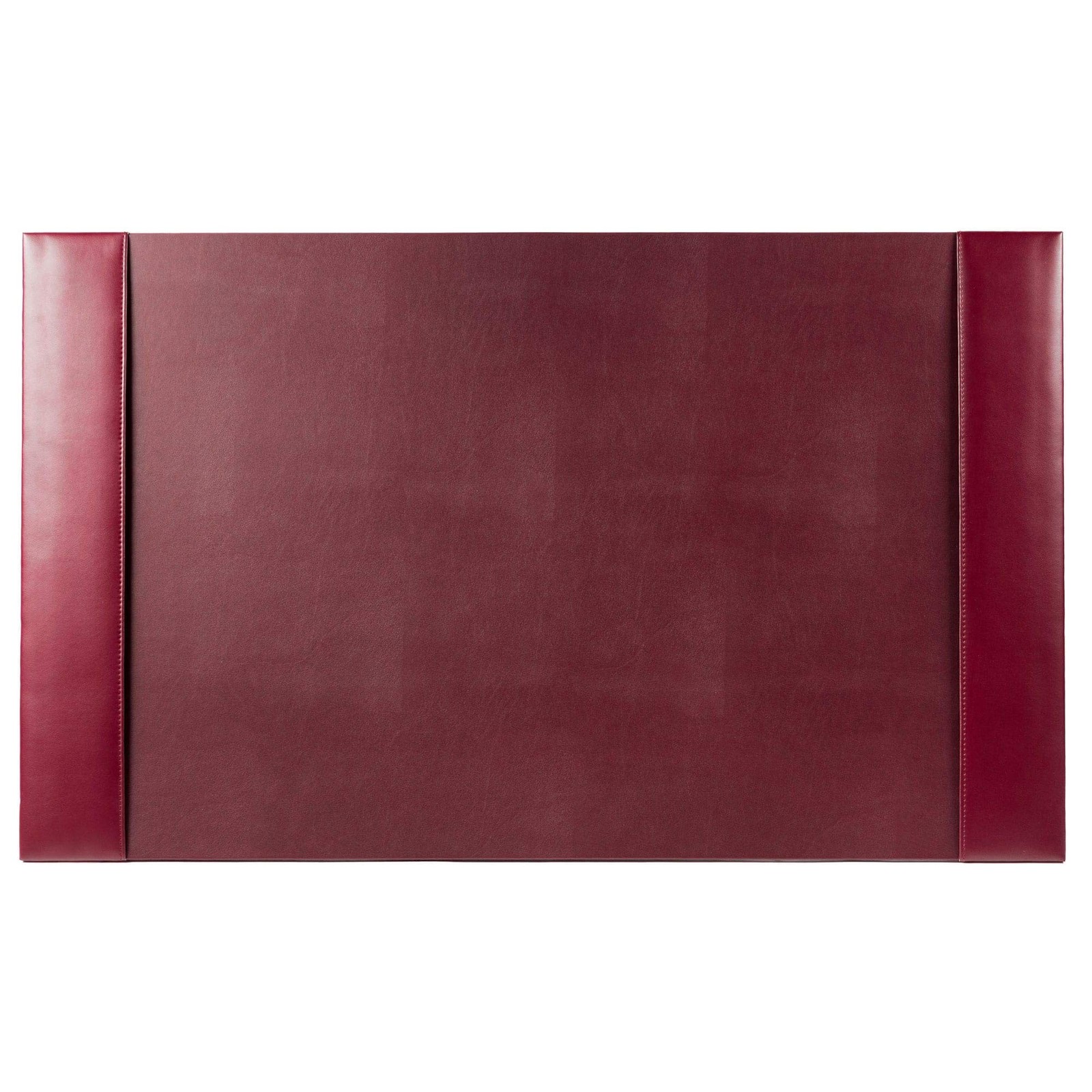 DACASSO Bonded Leather Desk Pad with Side Rails – Luxury Leather Desk Blotter…