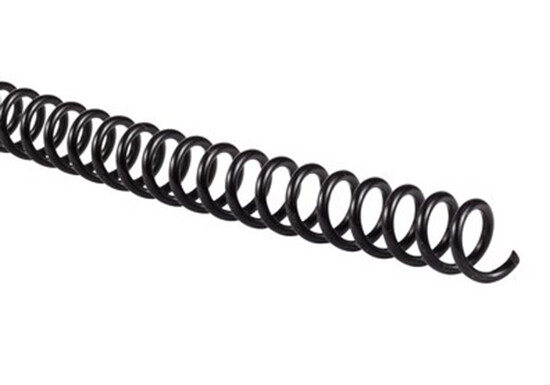 Black 08mm Spiral Binding Coils (~70 piece lot) 4:1 Pitch