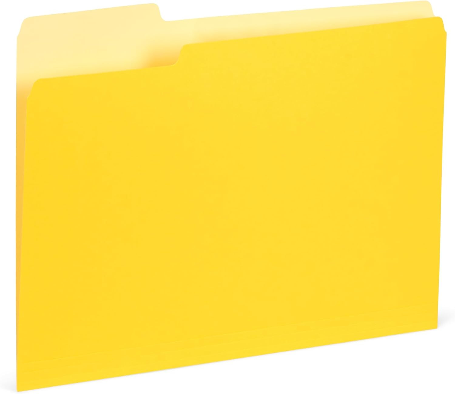 File Folders Letter Size 1/3 Cut Tabs 100 Pk Various Colors Two Tone Durable
