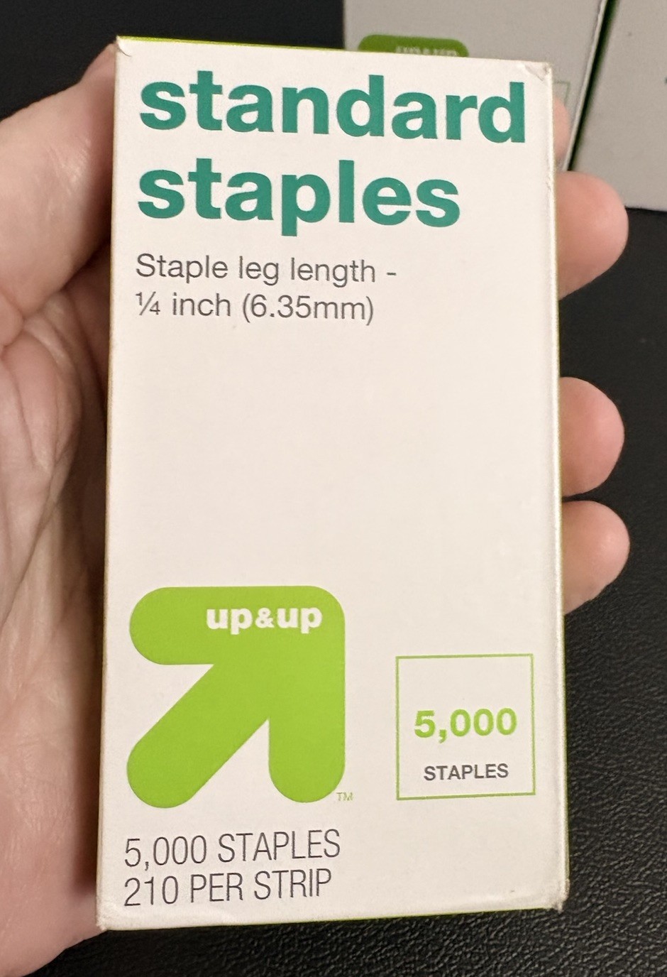 Up & Up 3 Boxes of 5,000 Standard Staples Each (15,000 Total Staples) NEW