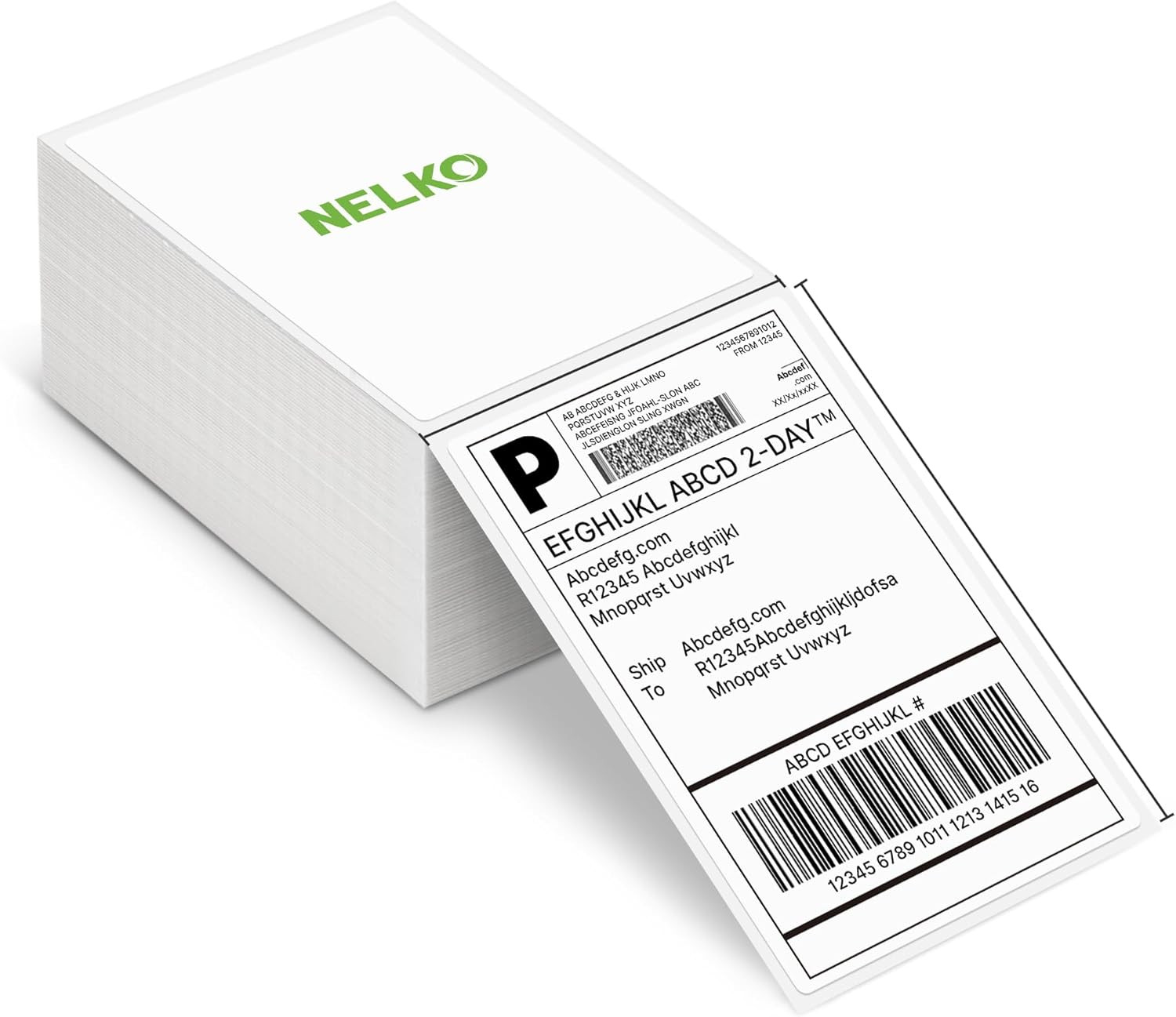 Genuine 4X6 Direct Thermal Shipping Label 500 Labels/1 Stacks, 4X6 Thermal Label