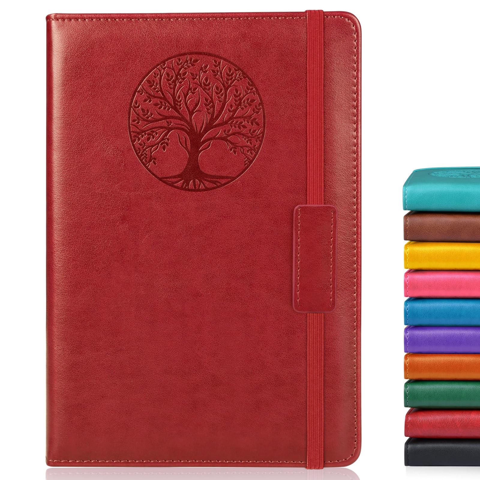A5 Lined Journal Notebook Vintage Leather 256 Thick Pages for Writing