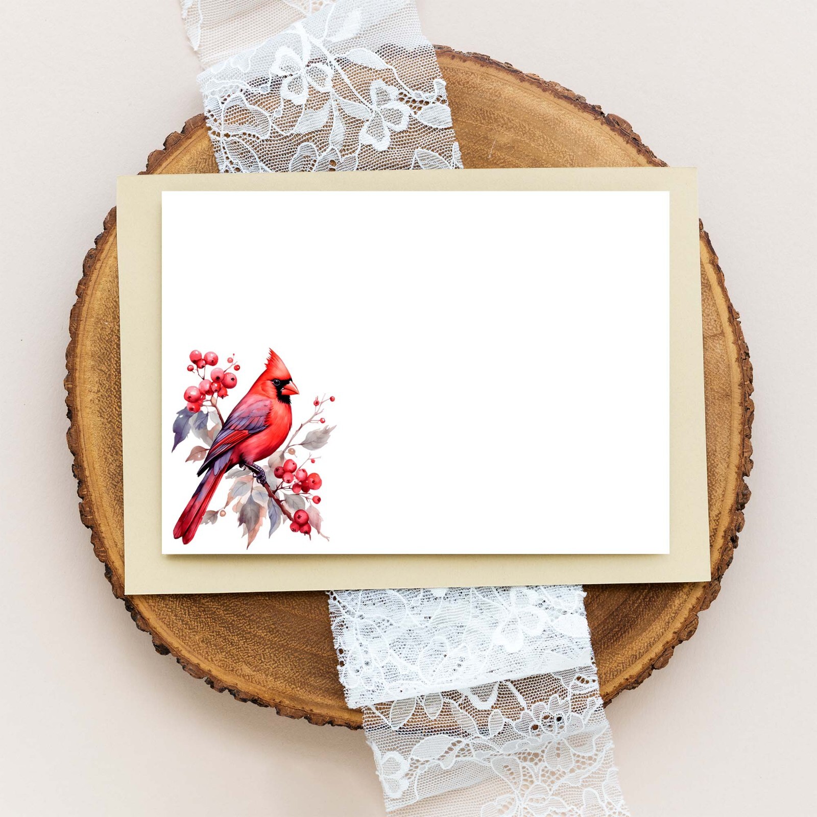 50 Cute Index 4″x 6″ Cards, Card stock, Cute Blank Note cards – Cardinal