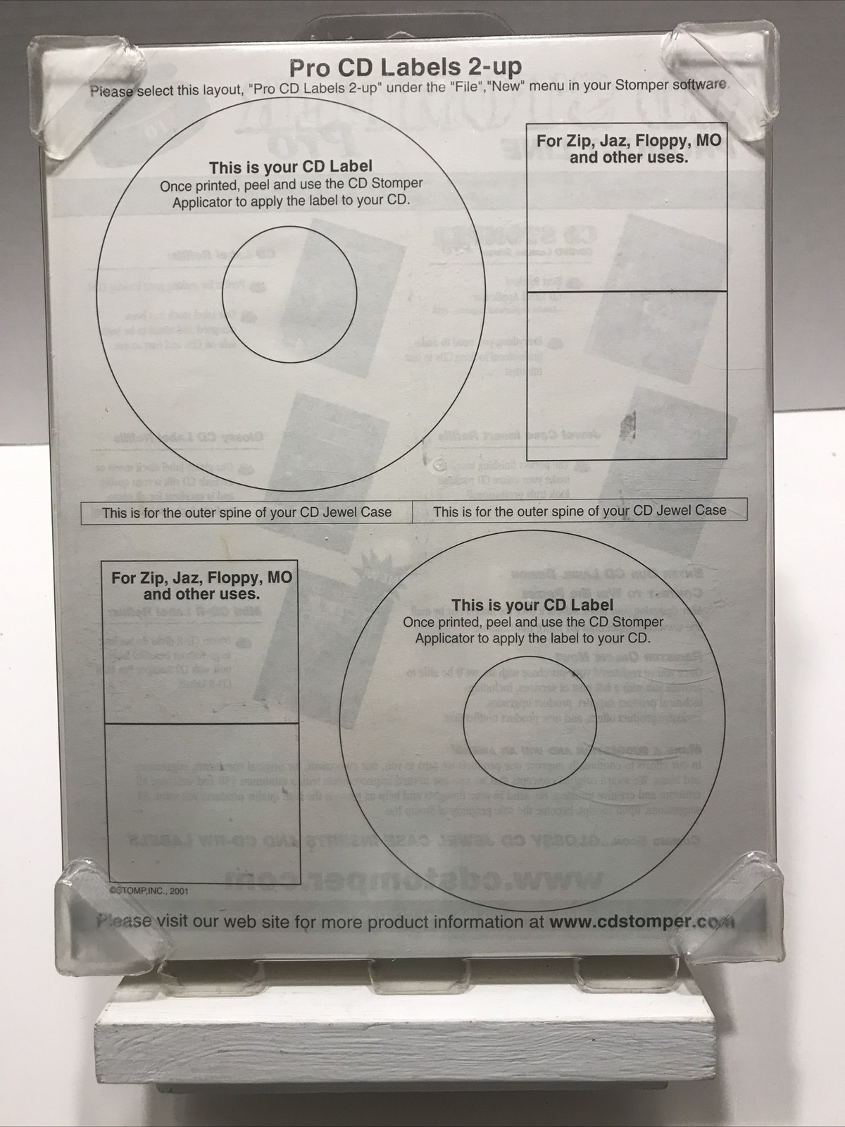 CD Stomper Pro CD Label Refills Mega Pack 300 Matte Labels