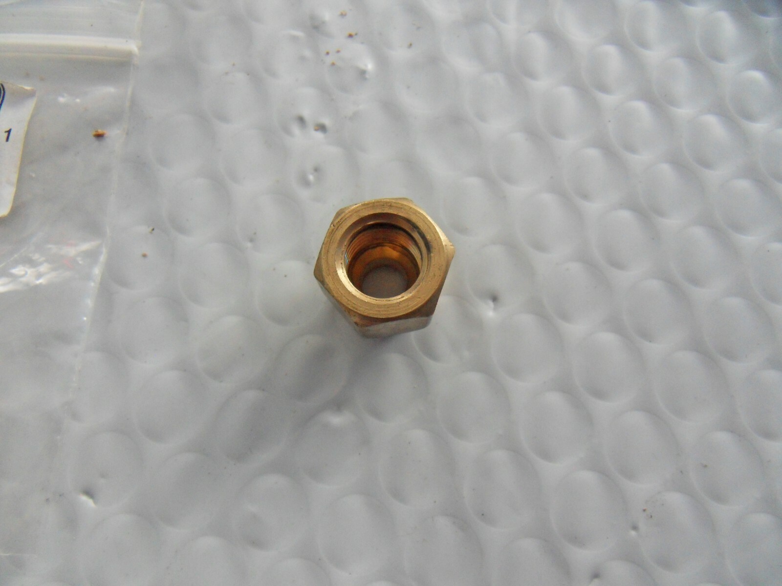 2 New 1/4″ Forged Brass Flare Nuts Free US Shipping