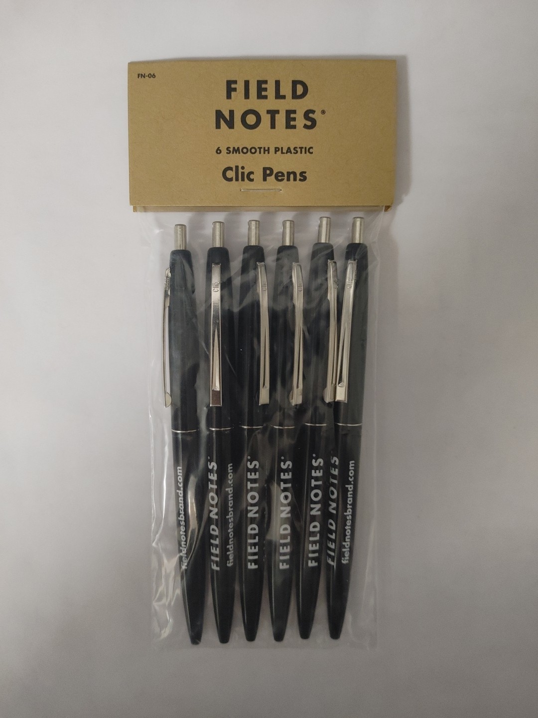 New-Field Notes Clic Pens 6-Pack – Perfect For Field Books