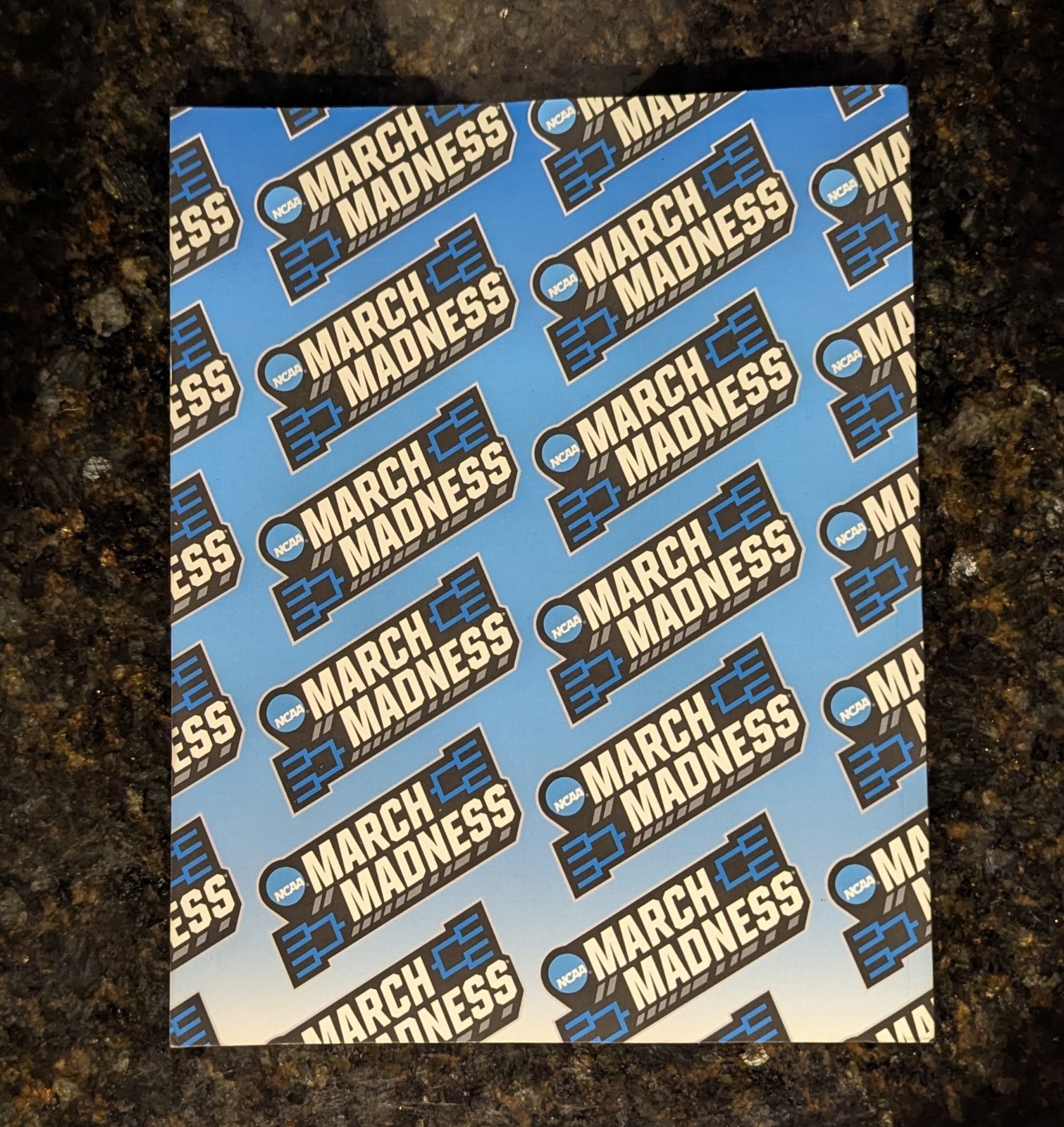 March Madness Notebook – Unbranded – Unused