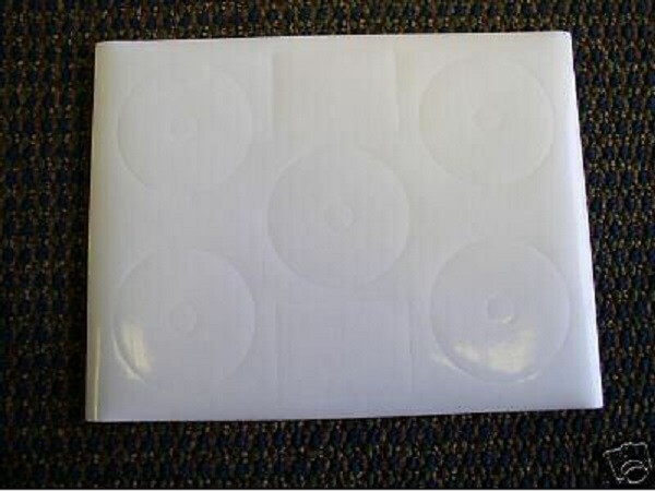 500 HIGH QUALITY GLOSSY MINI CD DVD CD-R DVD-R LABELS, MB3