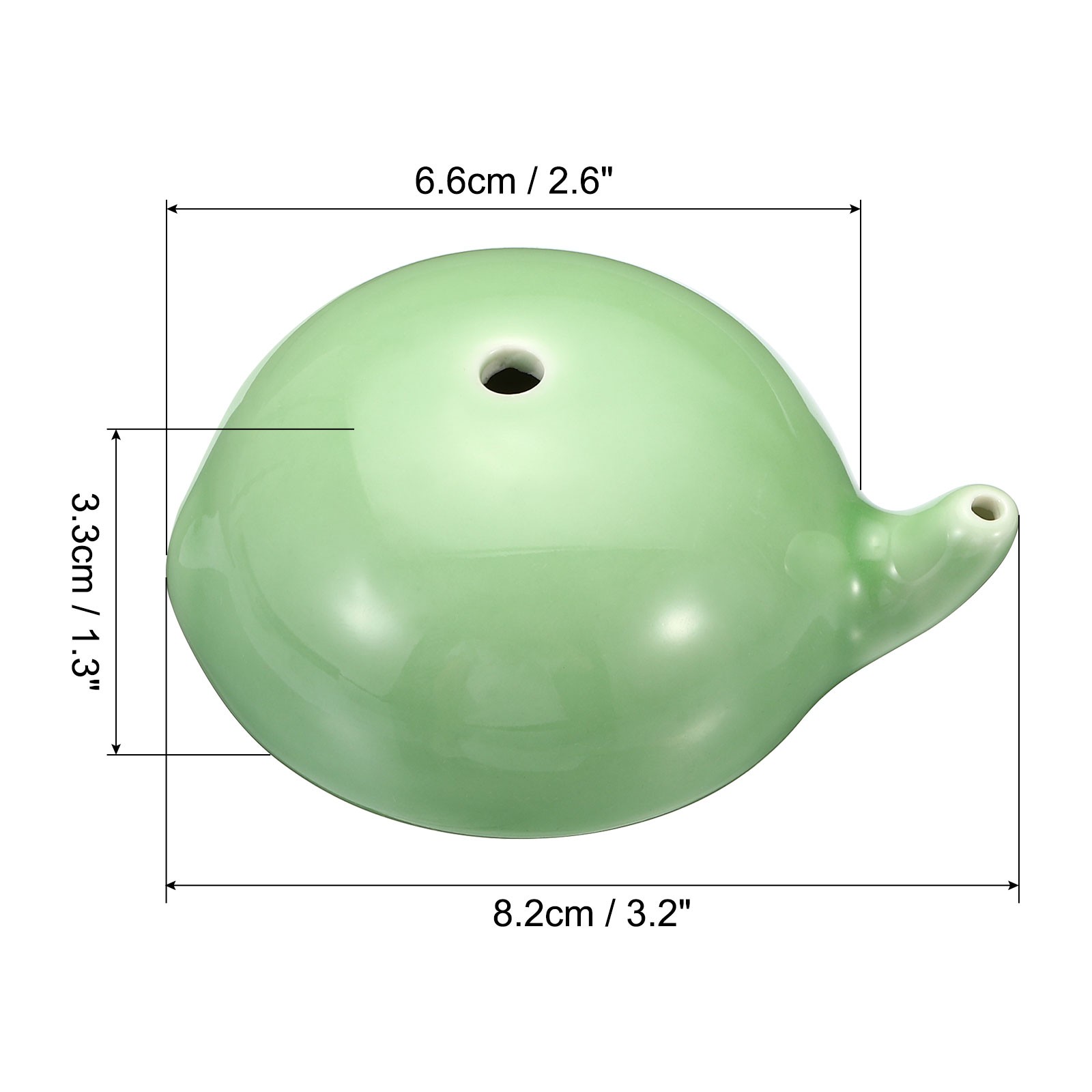 Ink Water Dropper for Chinese Calligraphy, Ceramics Ink Water Container , Green