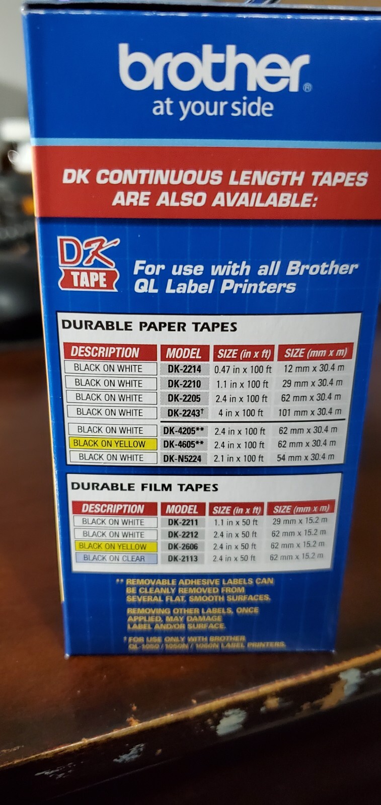 (3-PACK) Brother DK-1201 Die-Cut Standard Address Paper Label Rolls QL Printers