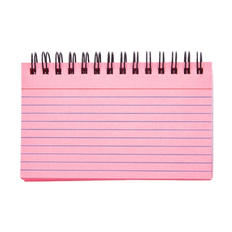 Twin Coil Binding Notebook 50 Sheets Lined 4.9×2.9Inch for Note Taking Writing