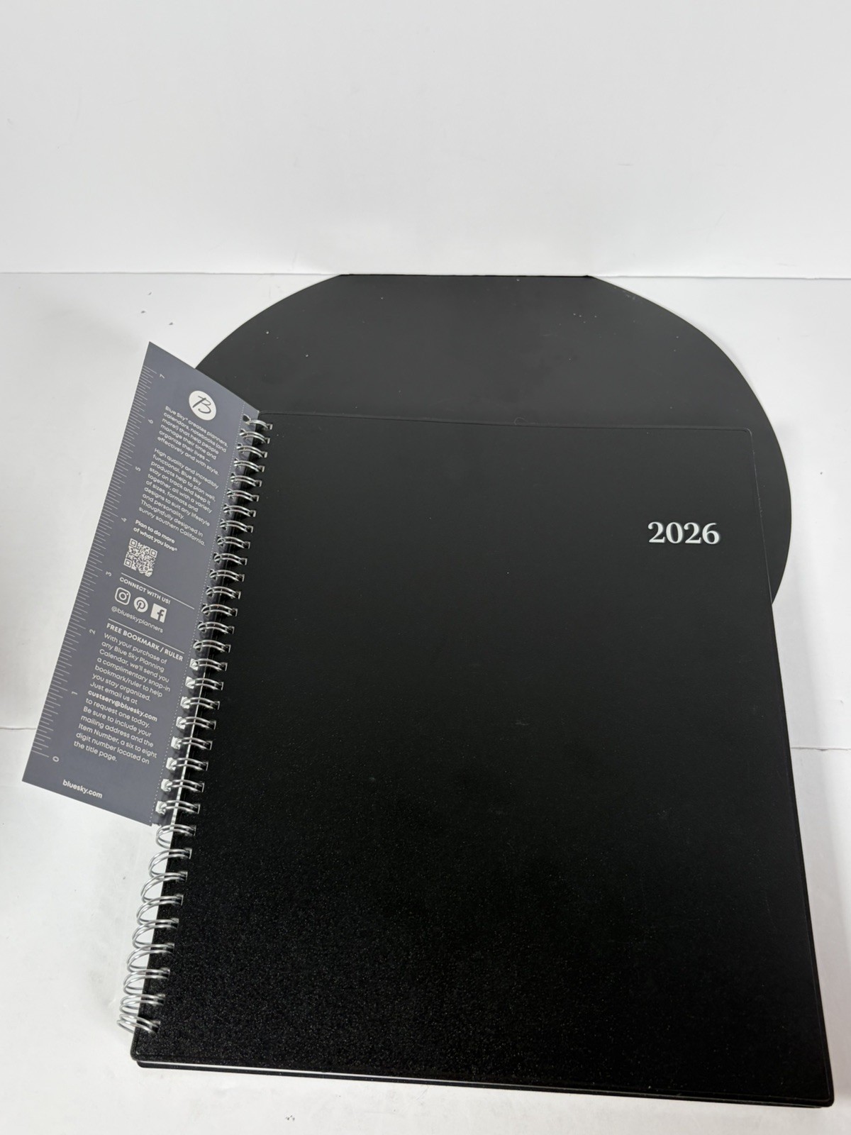 Blue Sky 2026 Calendar Planner Monthly New Year Fashion Black-SALE