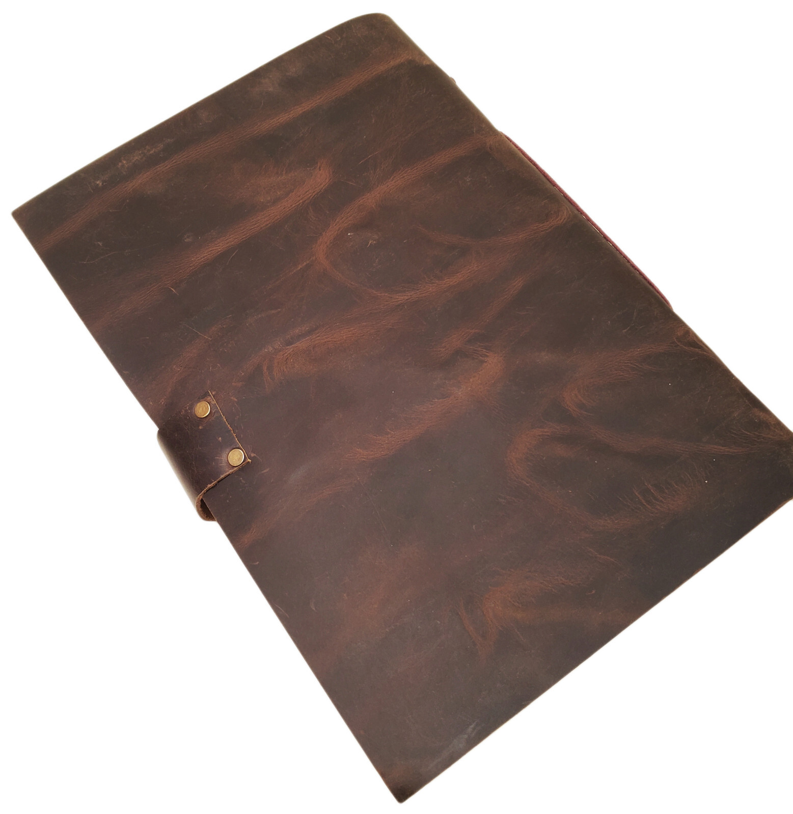 LARGE Vintage Leather Journal Diary Sketchbook Notebook Rustic Old World Style