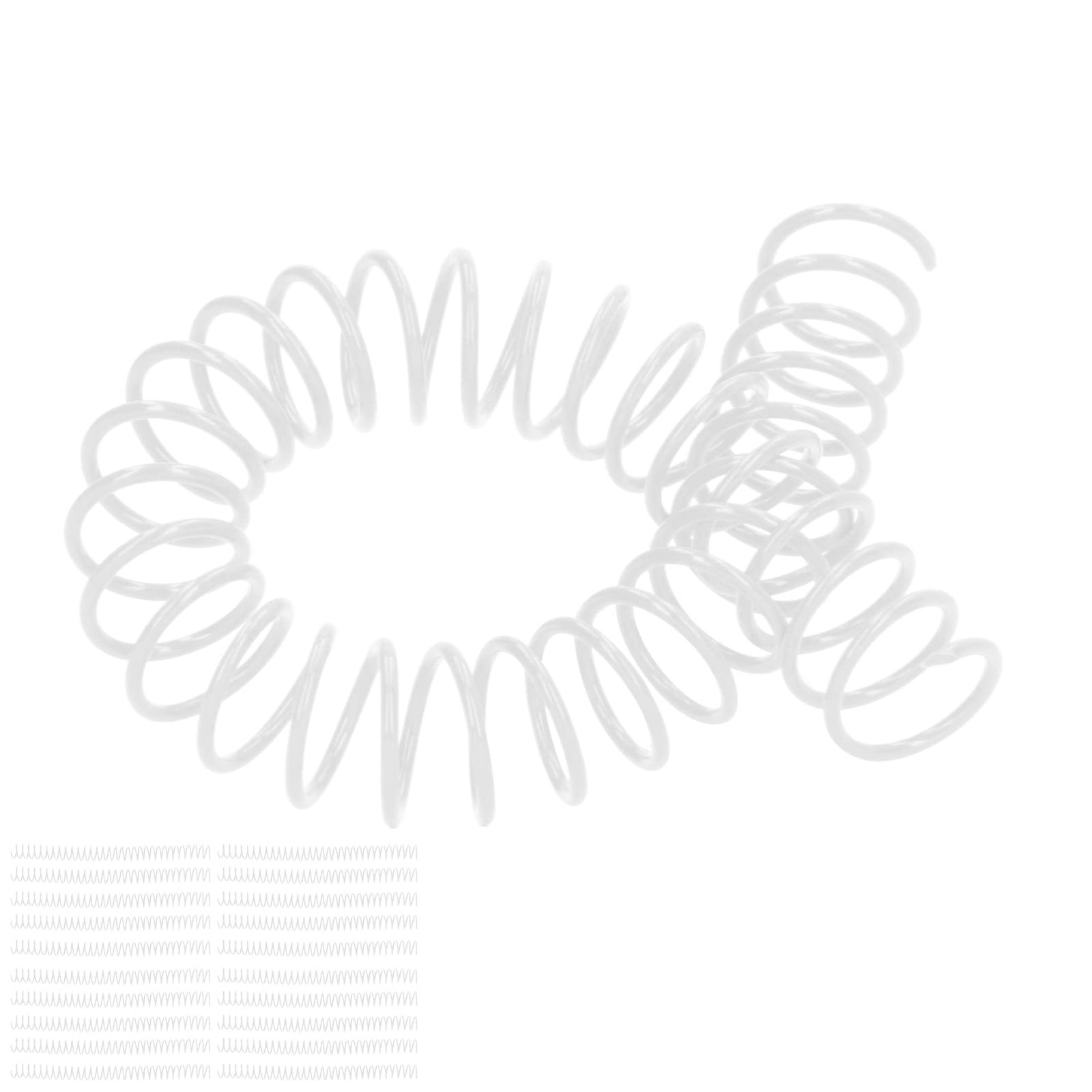 20Pcs Plastic Spiral Binding Coils Stationery accessories19mm 3/4in ID 30 Hol…