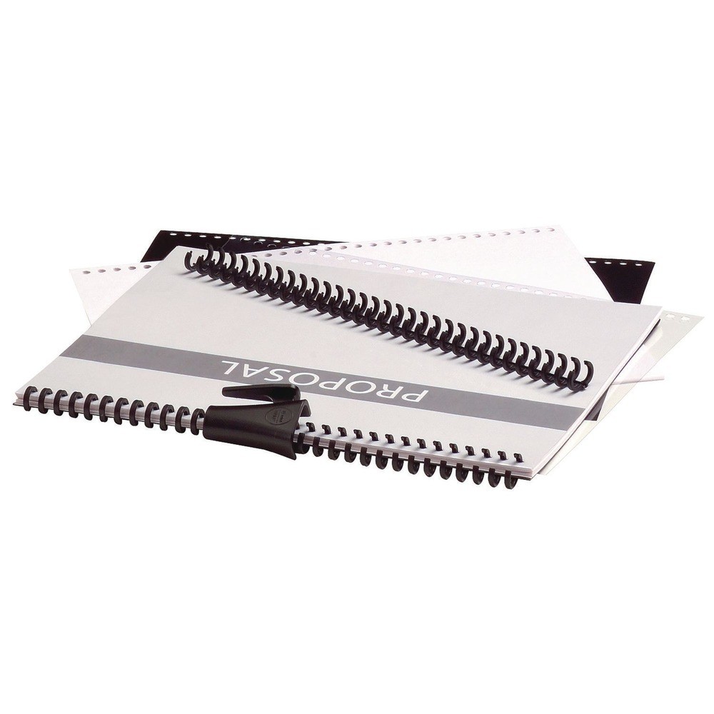 GBC 2515665 5/16″ Cap Instant Report Kit – Clr/Blk Cover/Black Spine (2/PK) New