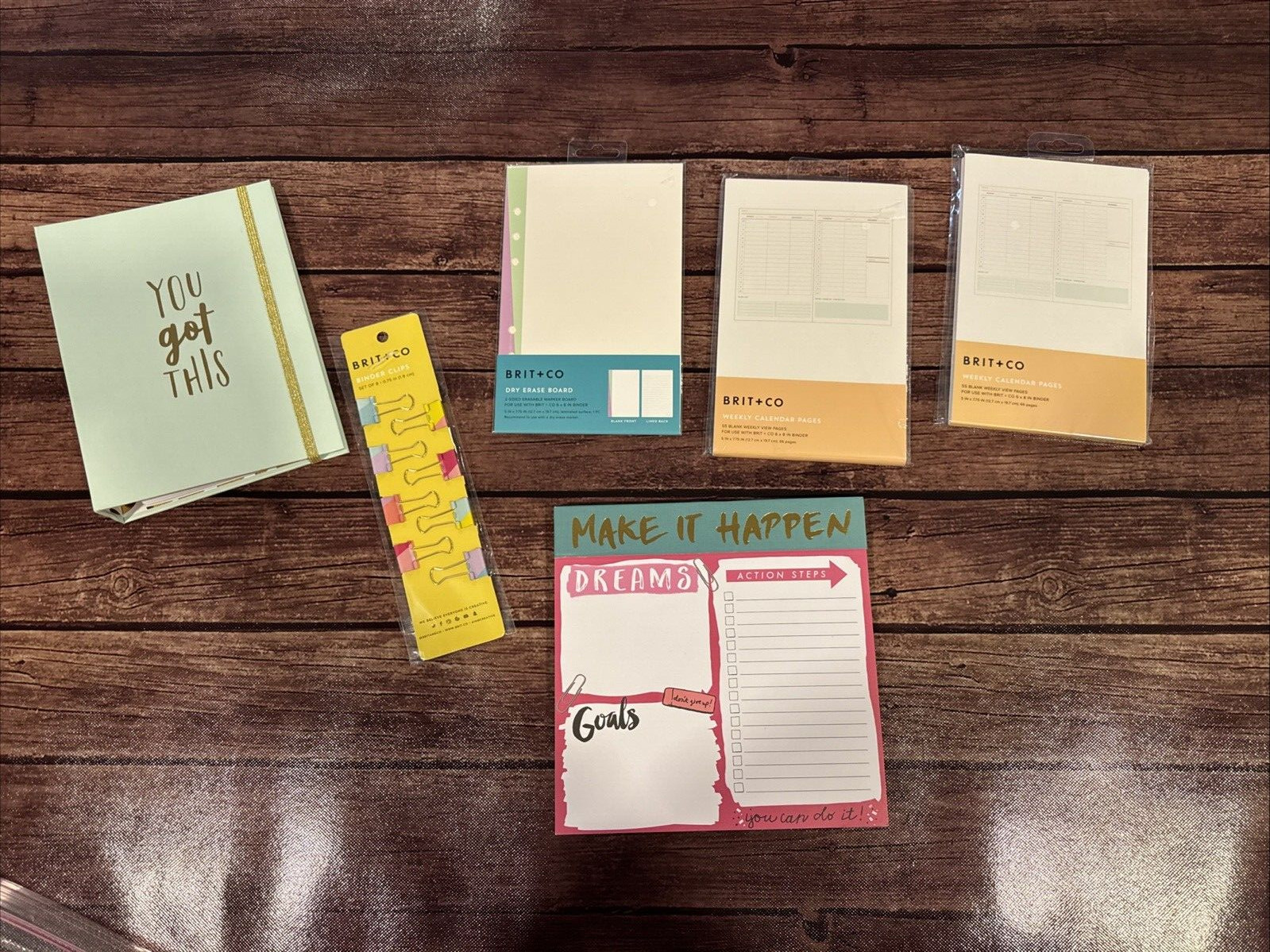 Brit + Co Design Your Own UNDATED Planner Lot #3 – See Description for More Info